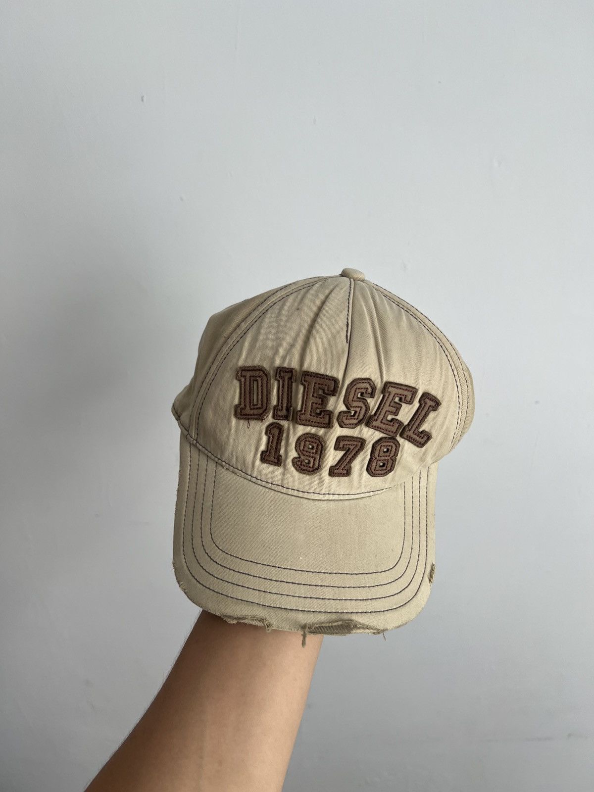 Diesel Vintage Diesel Distressed Cap Size ONE SIZE - 3 Thumbnail