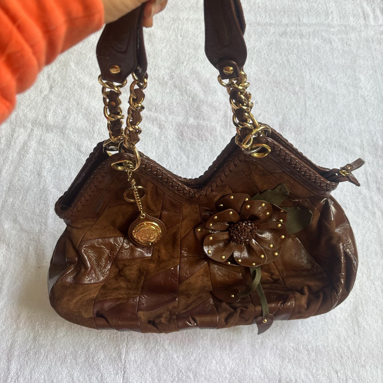 Other y2k vintage fairy brown floral purse bag Size ONE SIZE - 4 Thumbnail