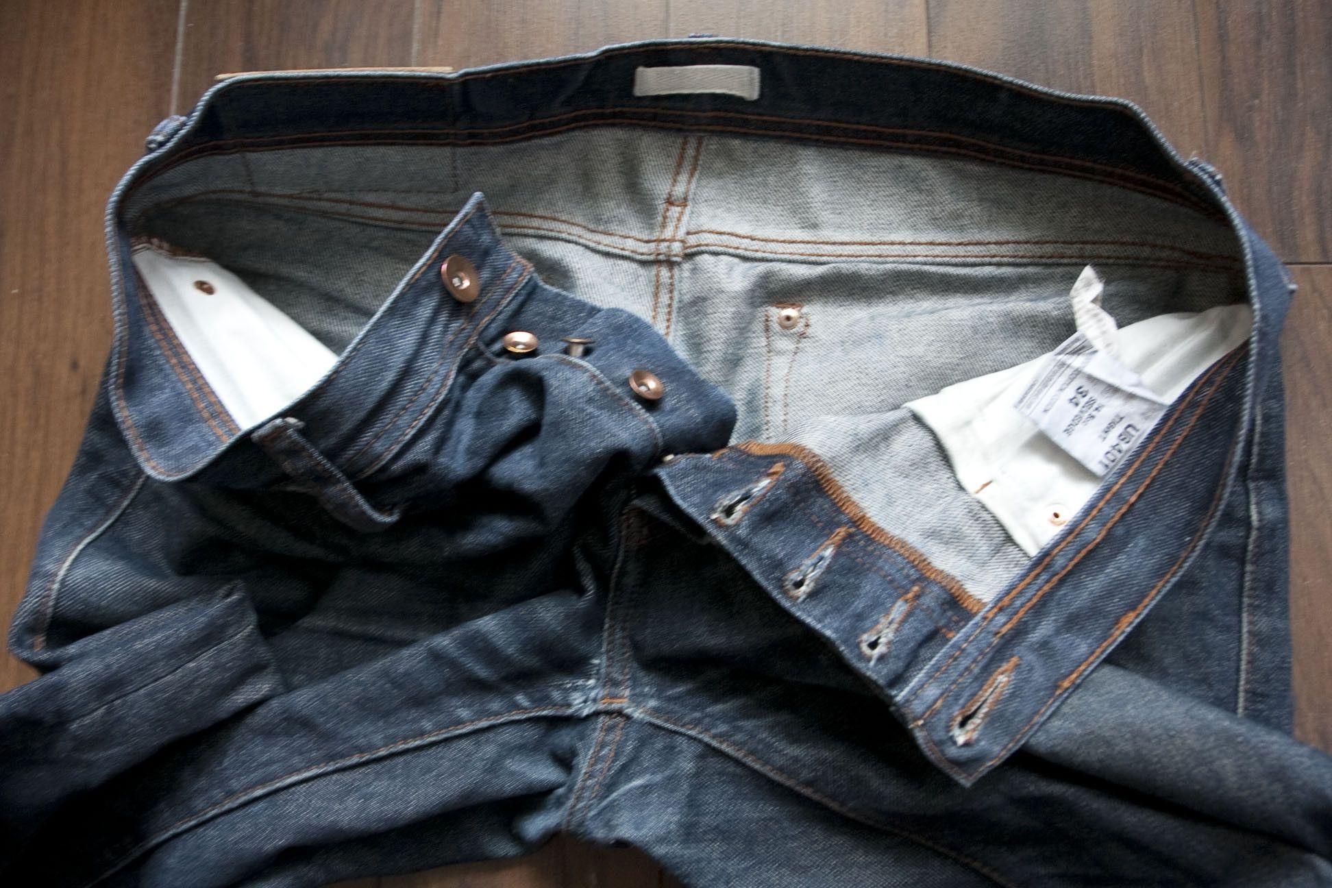 The Unbranded Brand The Unbranded Brand Jeans UB401 Selvedge Size 35x29.5 Size US 35 - 7 Thumbnail