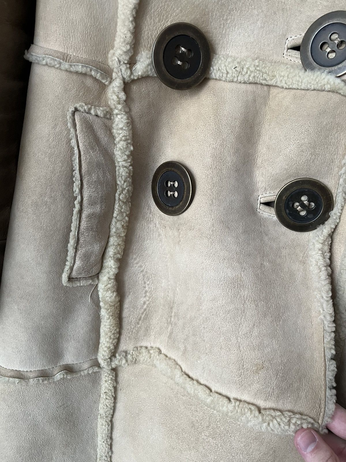 Dolce & Gabbana × Vintage Dolce & Gabbana Shearling Coat Size M / US 6-8 / IT 42-44 - 7 Thumbnail
