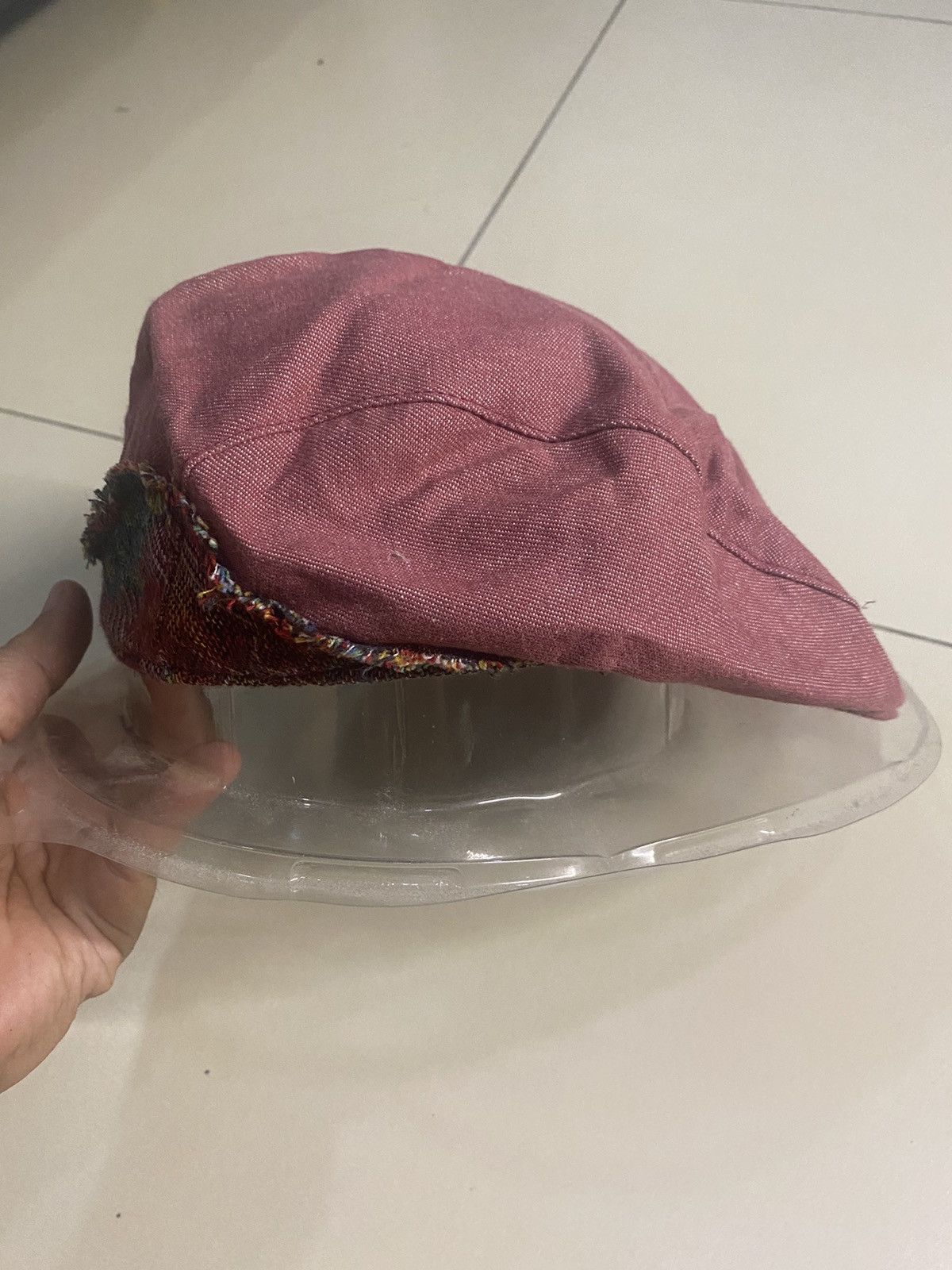 image of Vintage Pozzy Rap Baretta Hats in Pink/Red, Men's