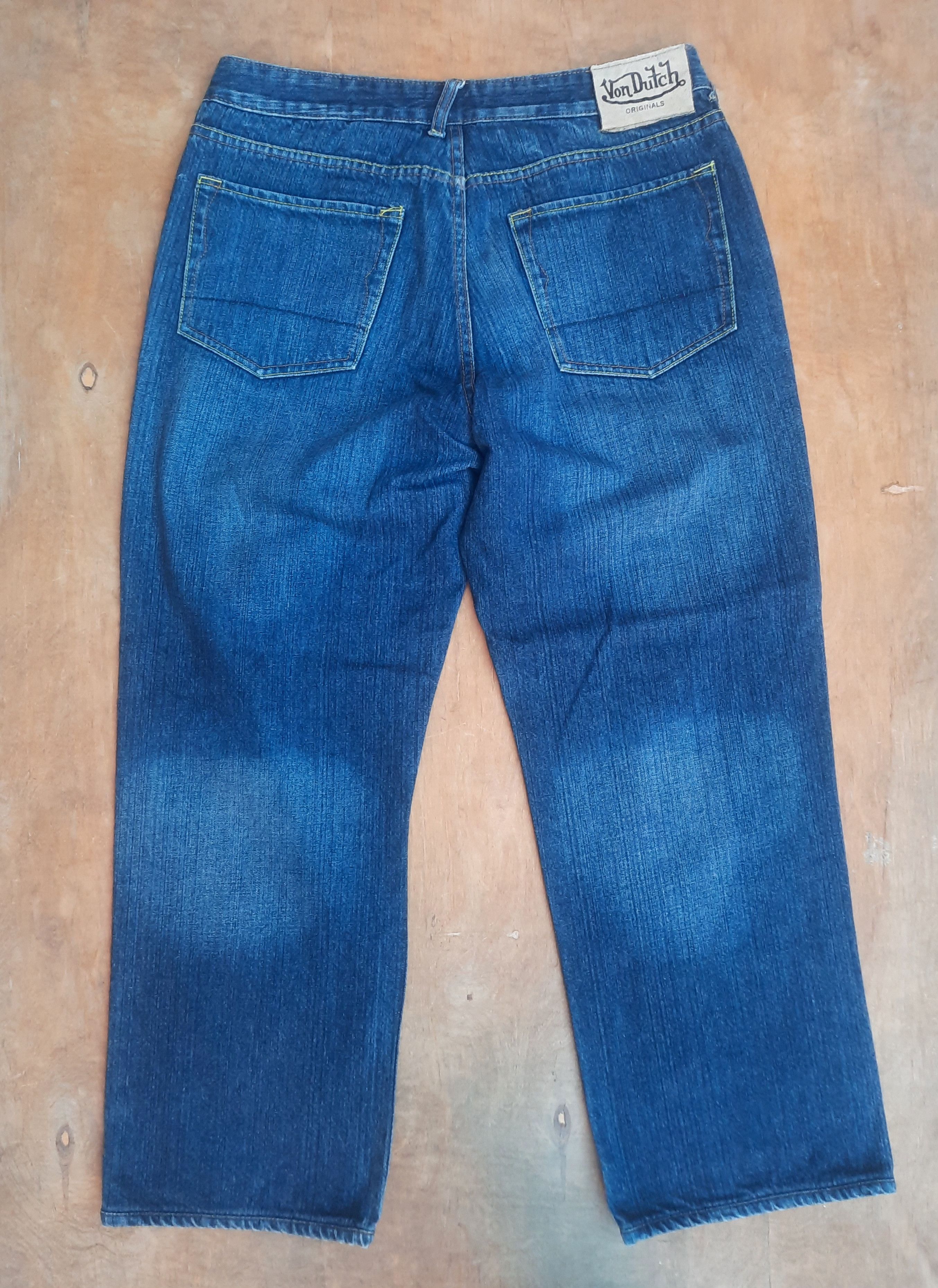 Von Dutch Von Dutch Blue cropped Distressed Denim jeans Size US 34 / EU 50 - 7 Thumbnail