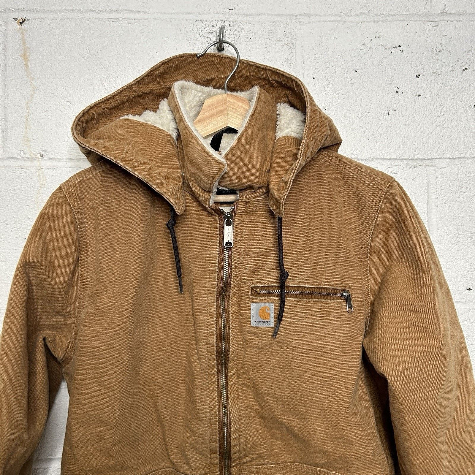 Carhartt Carhartt Sherpa-Lined Wildwood Jacket “Brown” 100815-211 Size M / US 6-8 / IT 42-44 - 3 Thumbnail