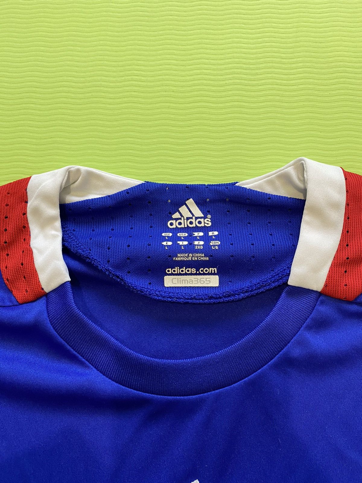 Adidas France National Football Team 2008 Adidas Climacool Jersey Size US L / EU 52-54 / 3 - 5 Thumbnail