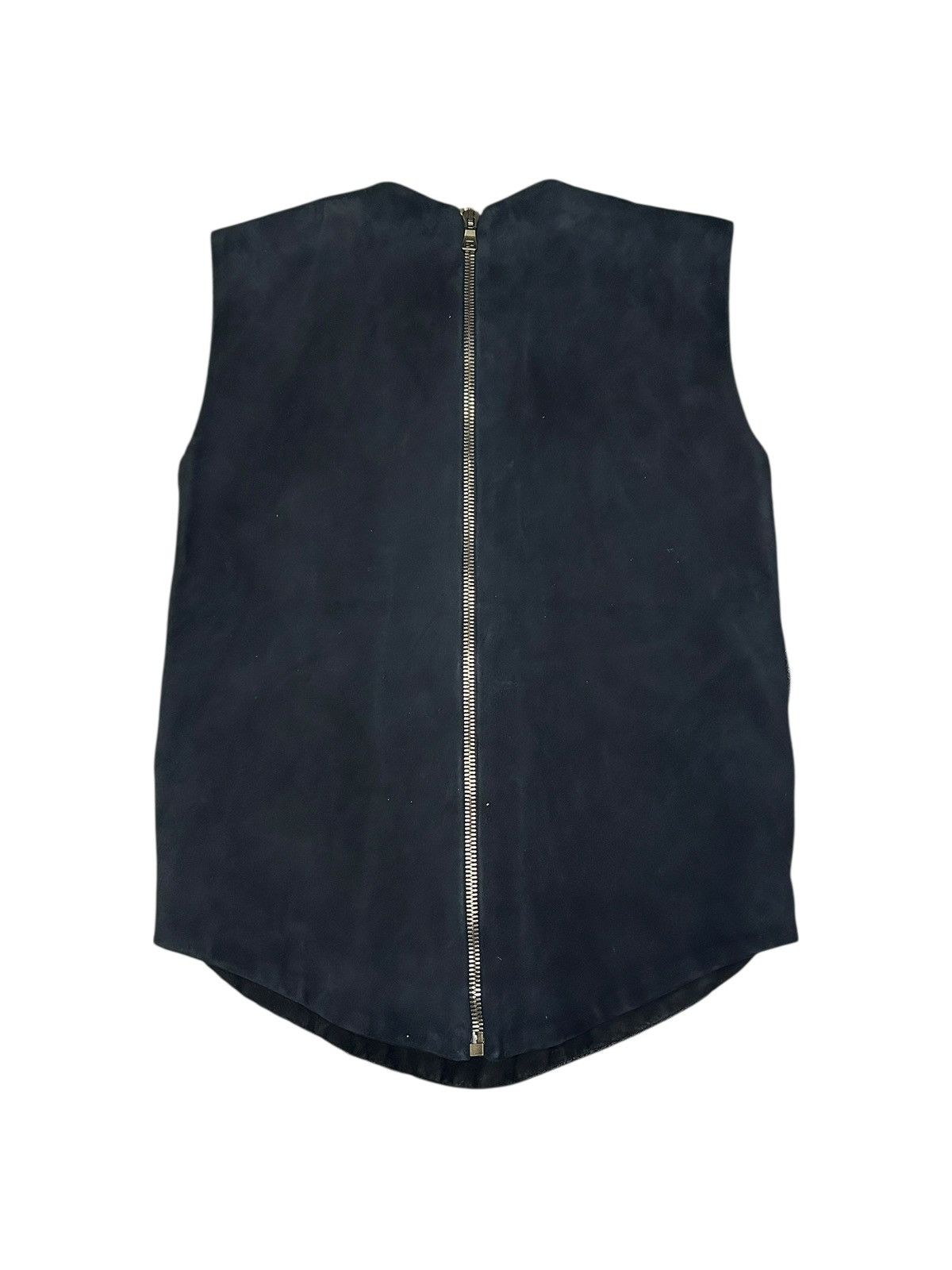 Balmain Fall 14 Demi-Couture Embellished Suede Top Size S / US 4 / IT 40 - 2 Thumbnail