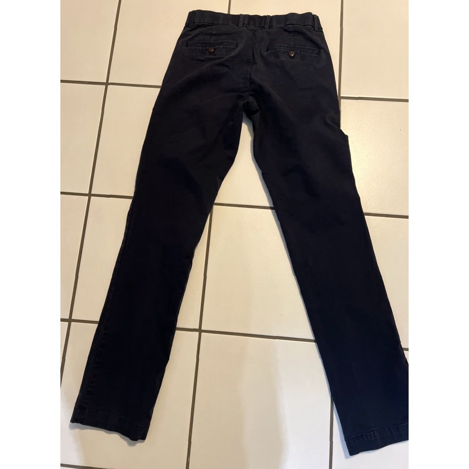 Gap Gap Chinos Pants Men's 29 x 34 Slim Fit Tapered Blue Canvas Casual Workwear Size US 29 - 2 Thumbnail