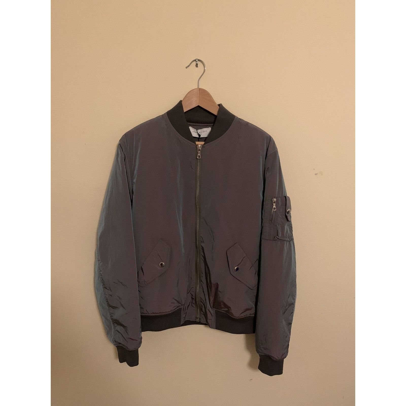 John Elliott John Elliott New Iridescent Bogota Bomber Jacket Grey 2 Medi Size US M / EU 48-50 / 2 - 3 Thumbnail