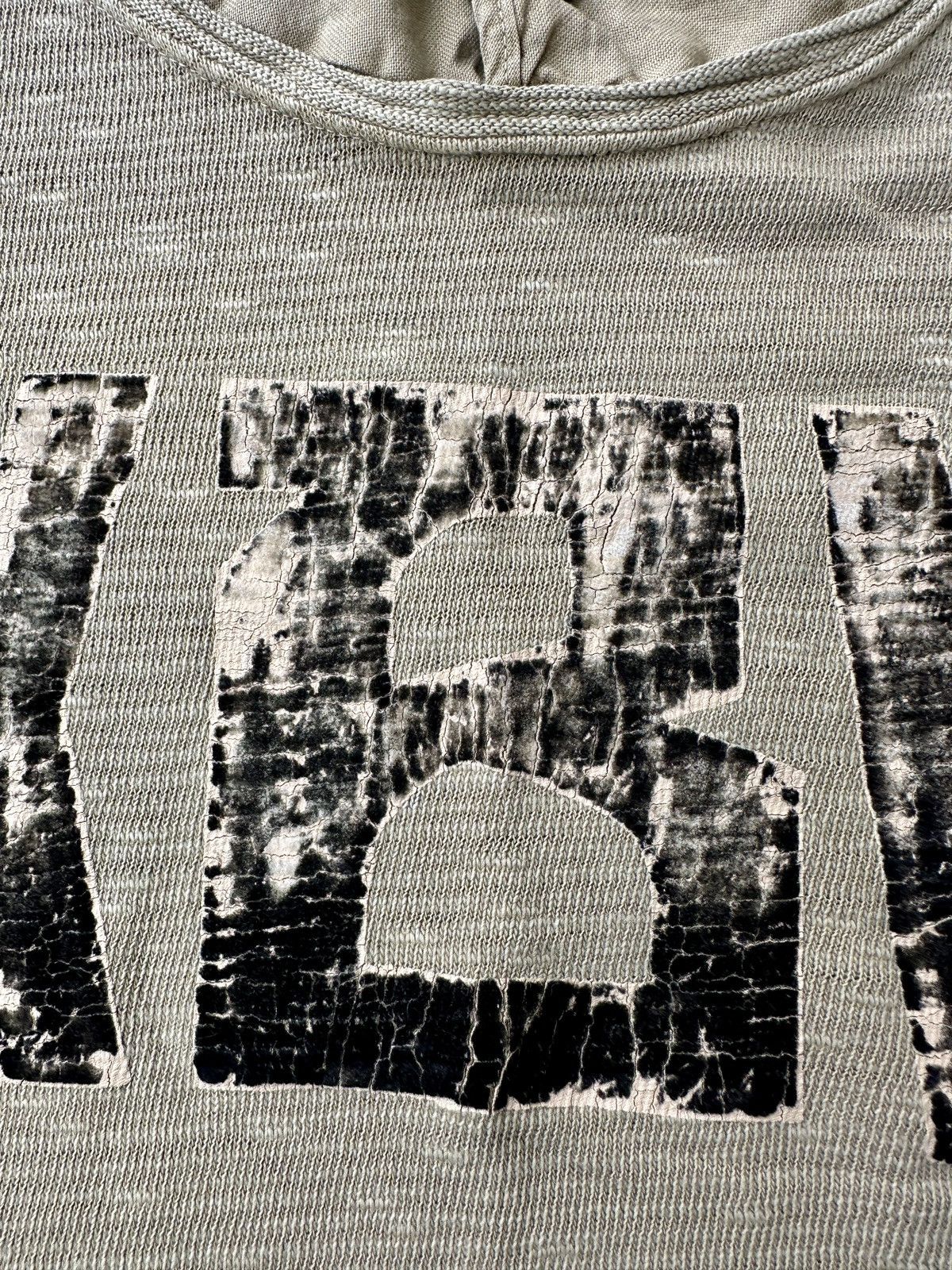 Kapital Kapital XBW layered Ivory loopwheel lettered Henley tee Size US L / EU 52-54 / 3 - 5 Thumbnail