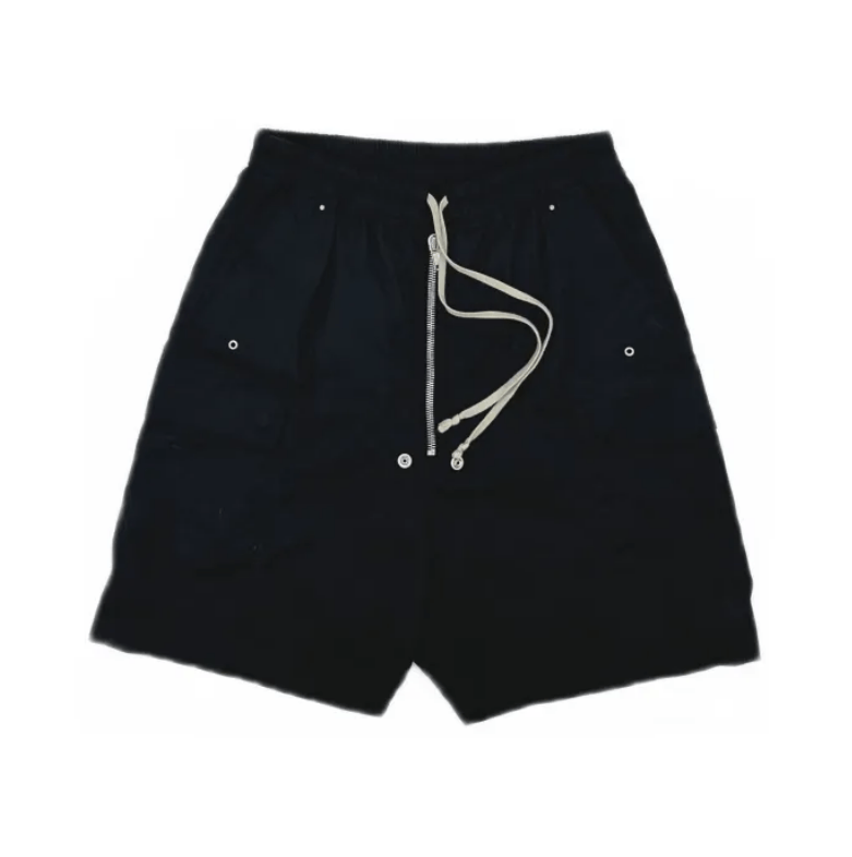 Rick Owens Rick Owens Drawstring Zip Pocket Shorts Size US 40 / EU 56 - 1 Thumbnail