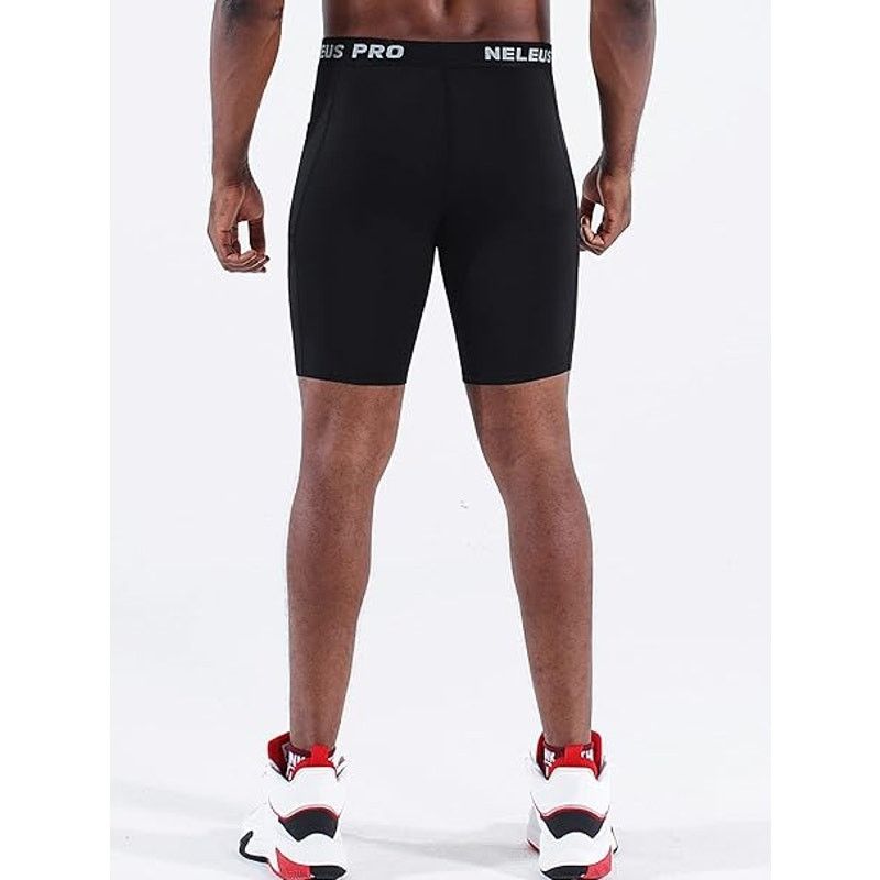 & Other Stories Men's Compression Shorts with Pockets Workout Running Tights Size US 33 - 5 Thumbnail