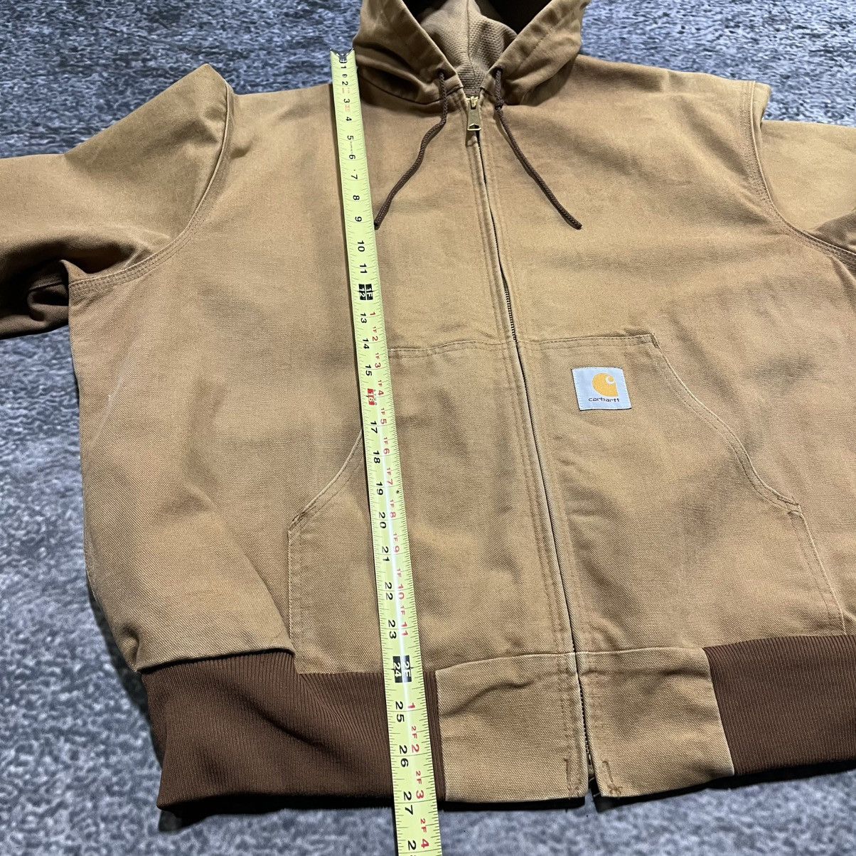 Carhartt VINTAGE 90s CARHARTT TAN BROWN WORKWEAR HOODED JACKET SZ XL Size US XL / EU 56 / 4 - 11 Thumbnail