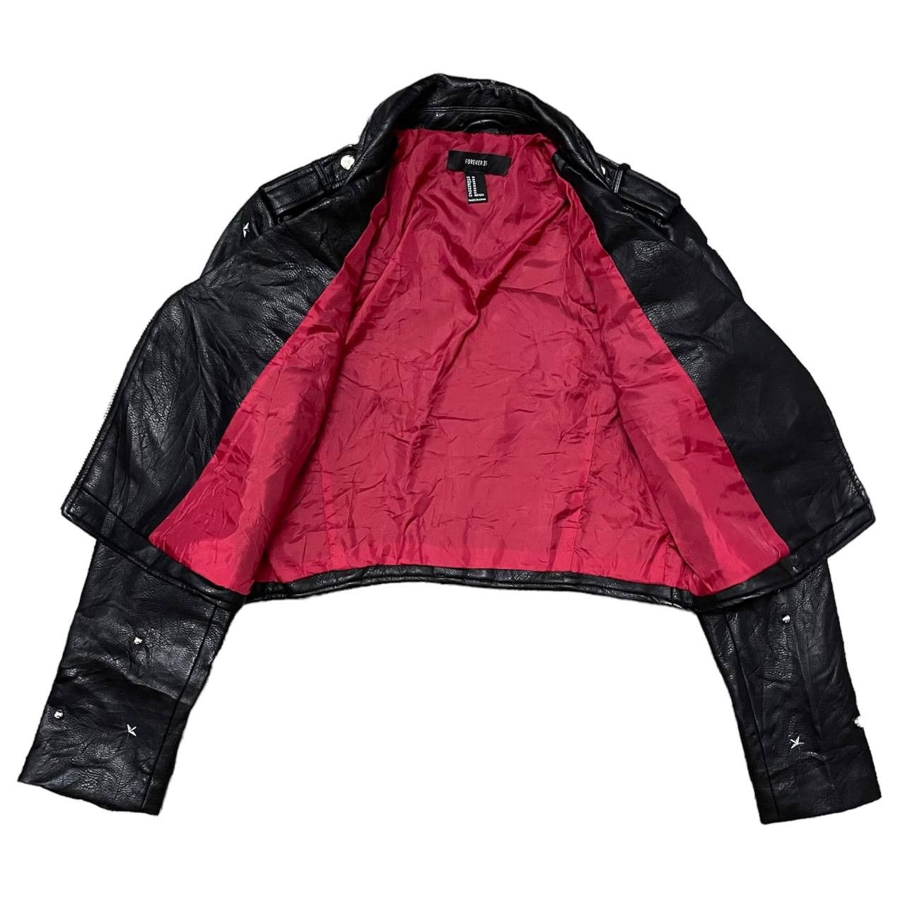 Forever 21 Forever 21 Double Collar Motorcycle Jacket Size M / US 6-8 / IT 42-44 - 8 Thumbnail