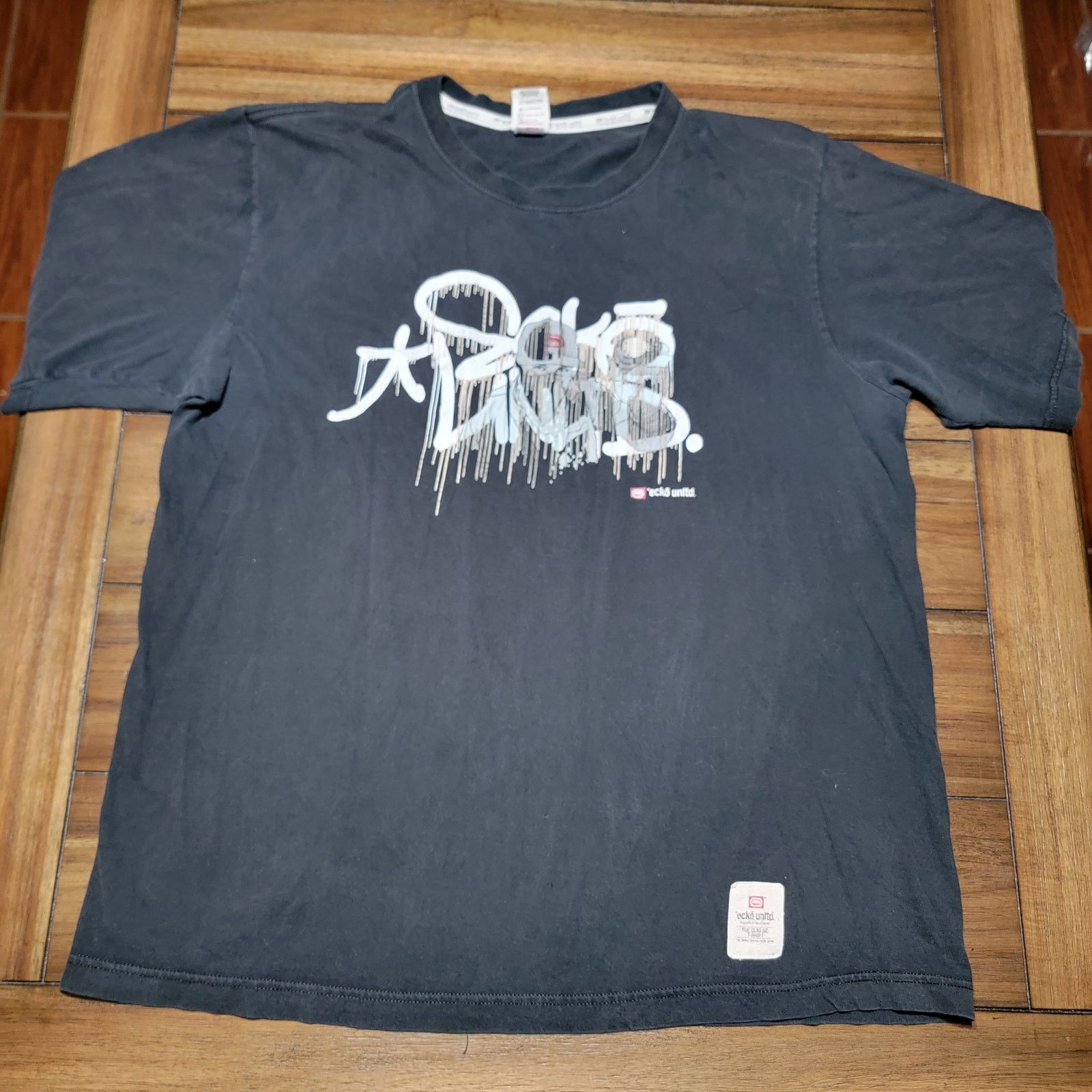 Ecko Unltd. Ecko Unltd Black Tee Graffiti Graphic - Size 2XL Size US XXL / EU 58 / 5 - 1 Thumbnail