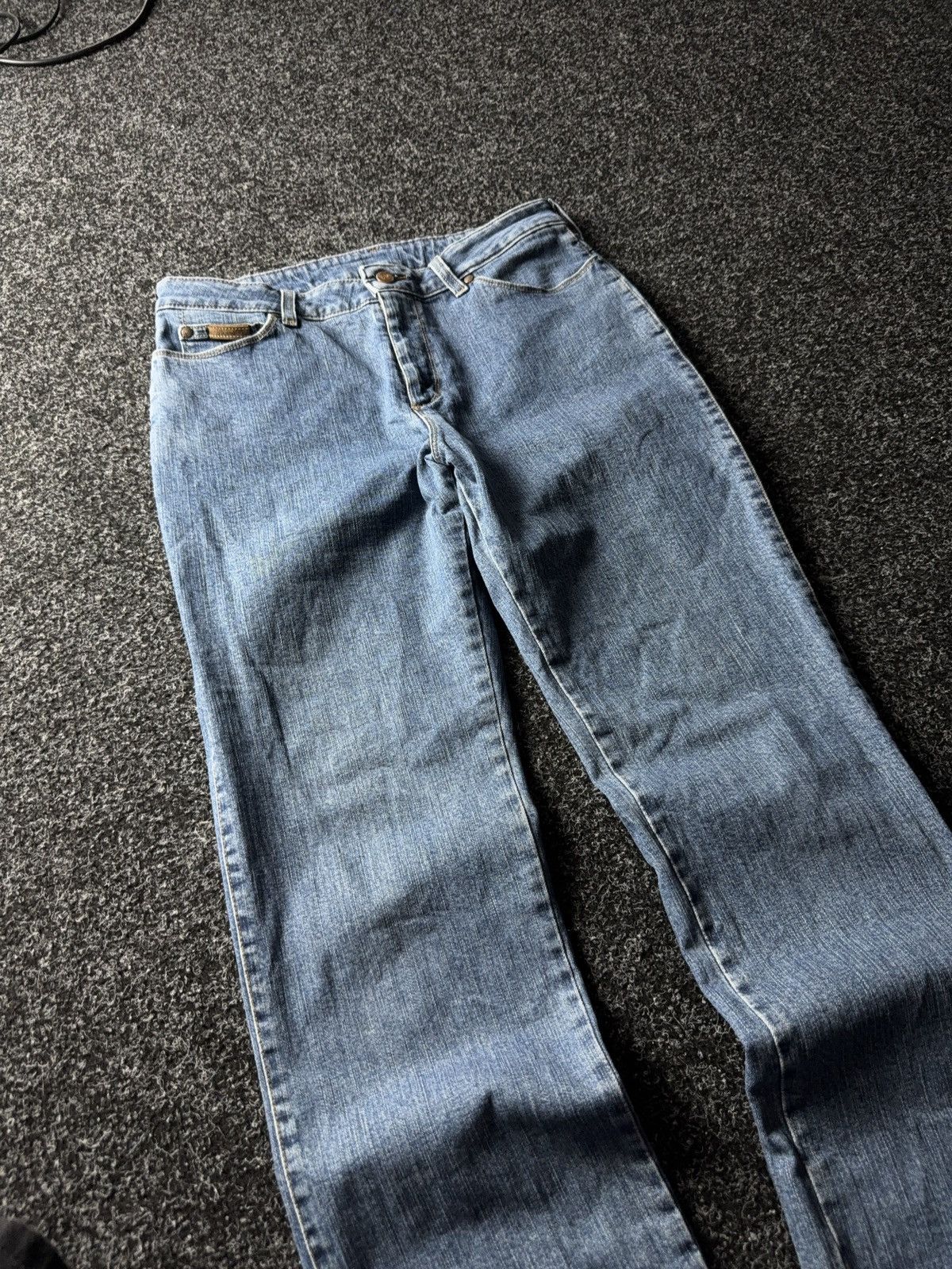 Wrangler Vintage Western Wrangler Straight Leg Jeans Denim Pants Size 31" - 5 Thumbnail