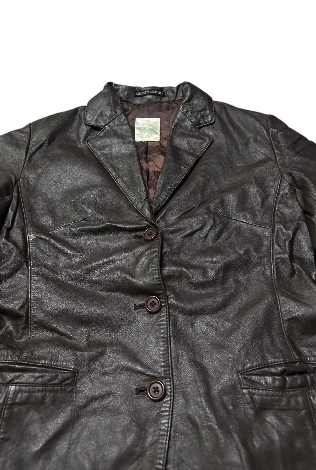 Yohji Yamamoto Ined Yohji Yamamoto leather jacket Size M / US 6-8 / IT 42-44 - 2 Thumbnail