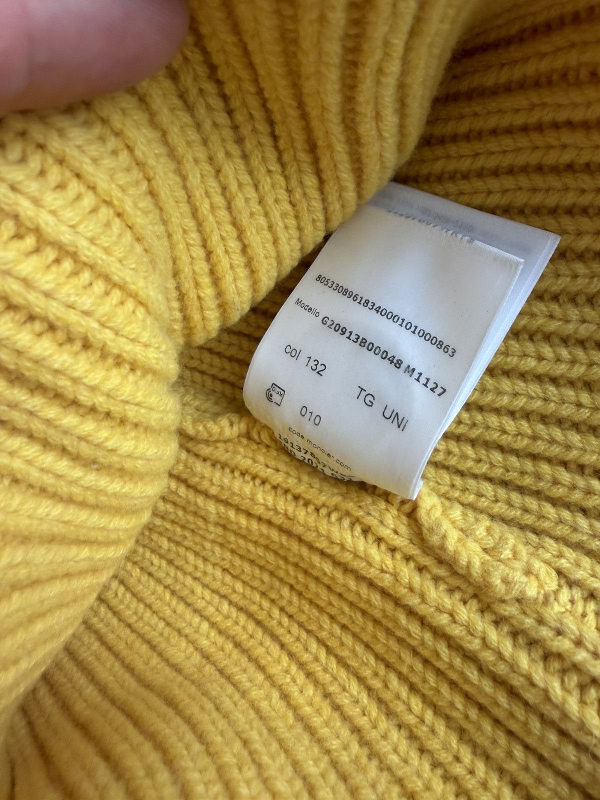 Moncler MONCLER WOOL HAT WITH LOGO Size ONE SIZE - 5 Thumbnail