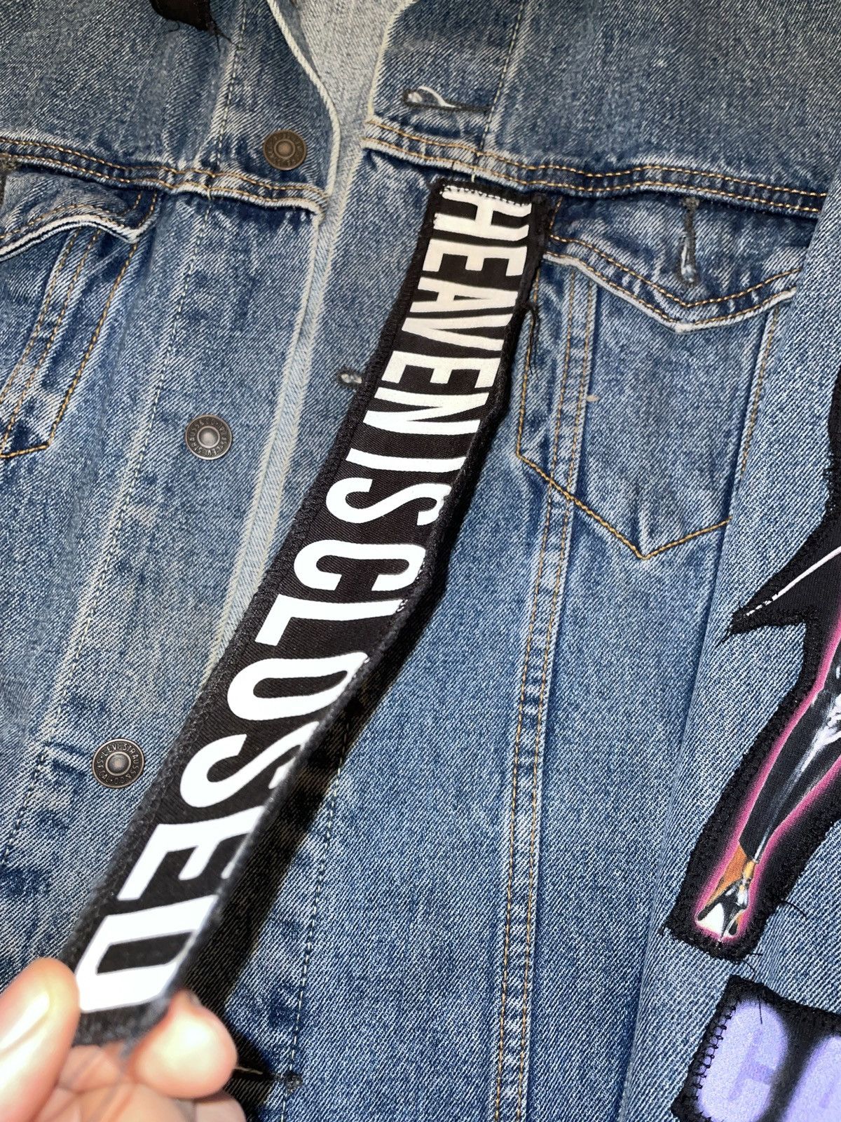 Raised by Champions The Unfuckwittable Raised By Champions x Levi's Denim Jacket Size US L / EU 52-54 / 3 - 8 Thumbnail