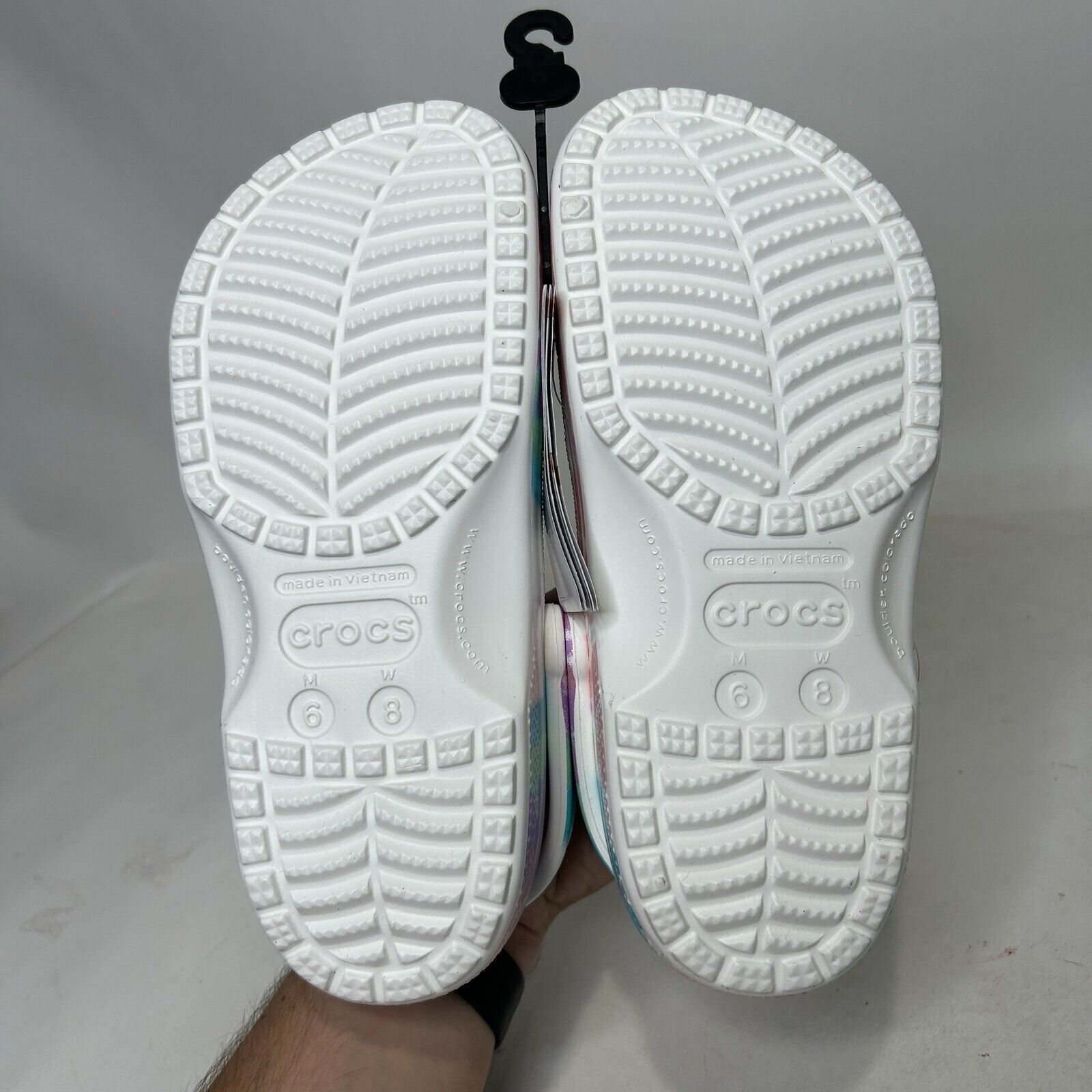 Crocs Crocs Classic Clogs Slip-On Sandal “Pastel Tie-Dye” Size US 8 / IT 38 - 5 Thumbnail