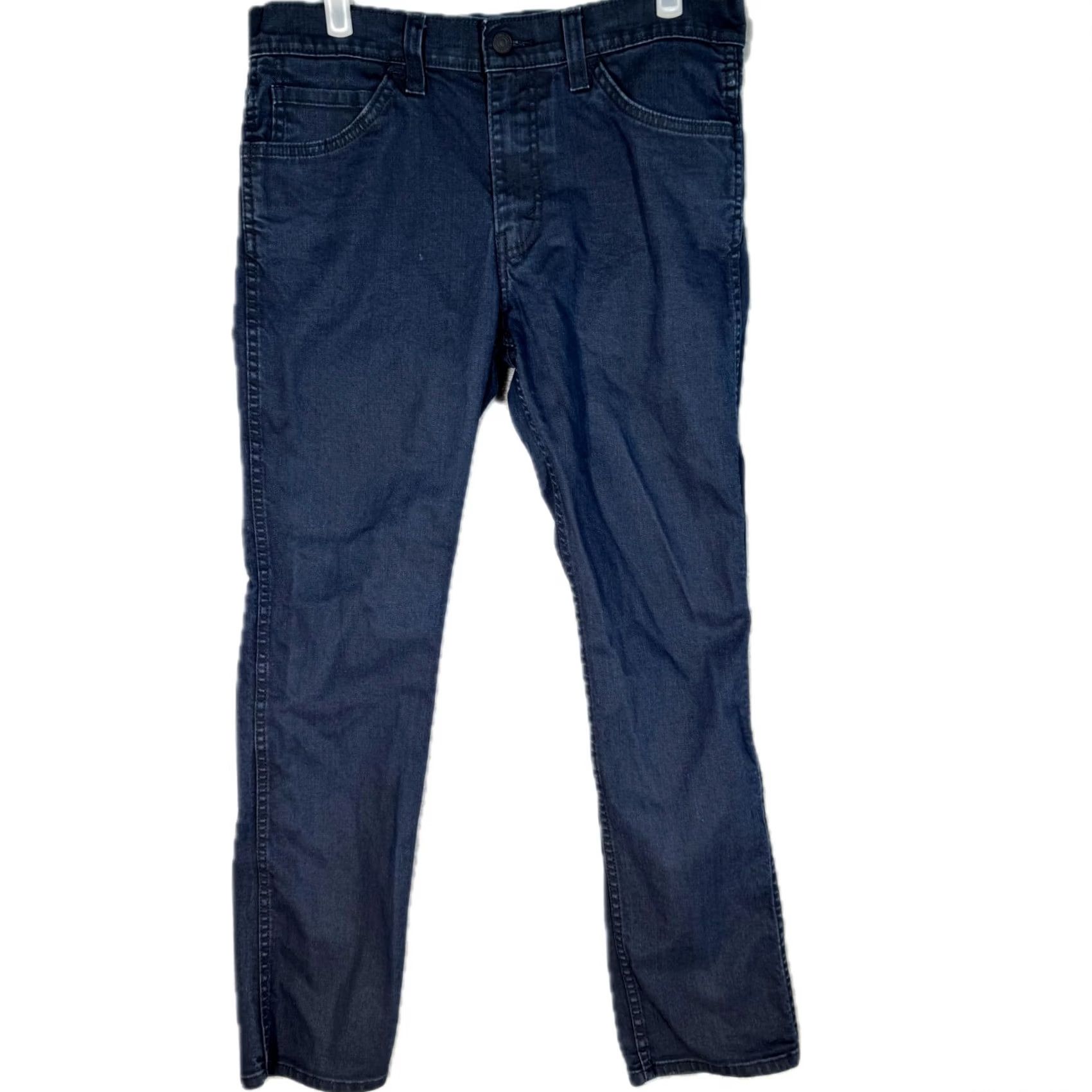 Levi's Levi’s 511 Jeans Men’s 33x30 Slim Straight Blue Denim Medium Wash Easy Care Stretch Size US 33 - 2 Thumbnail