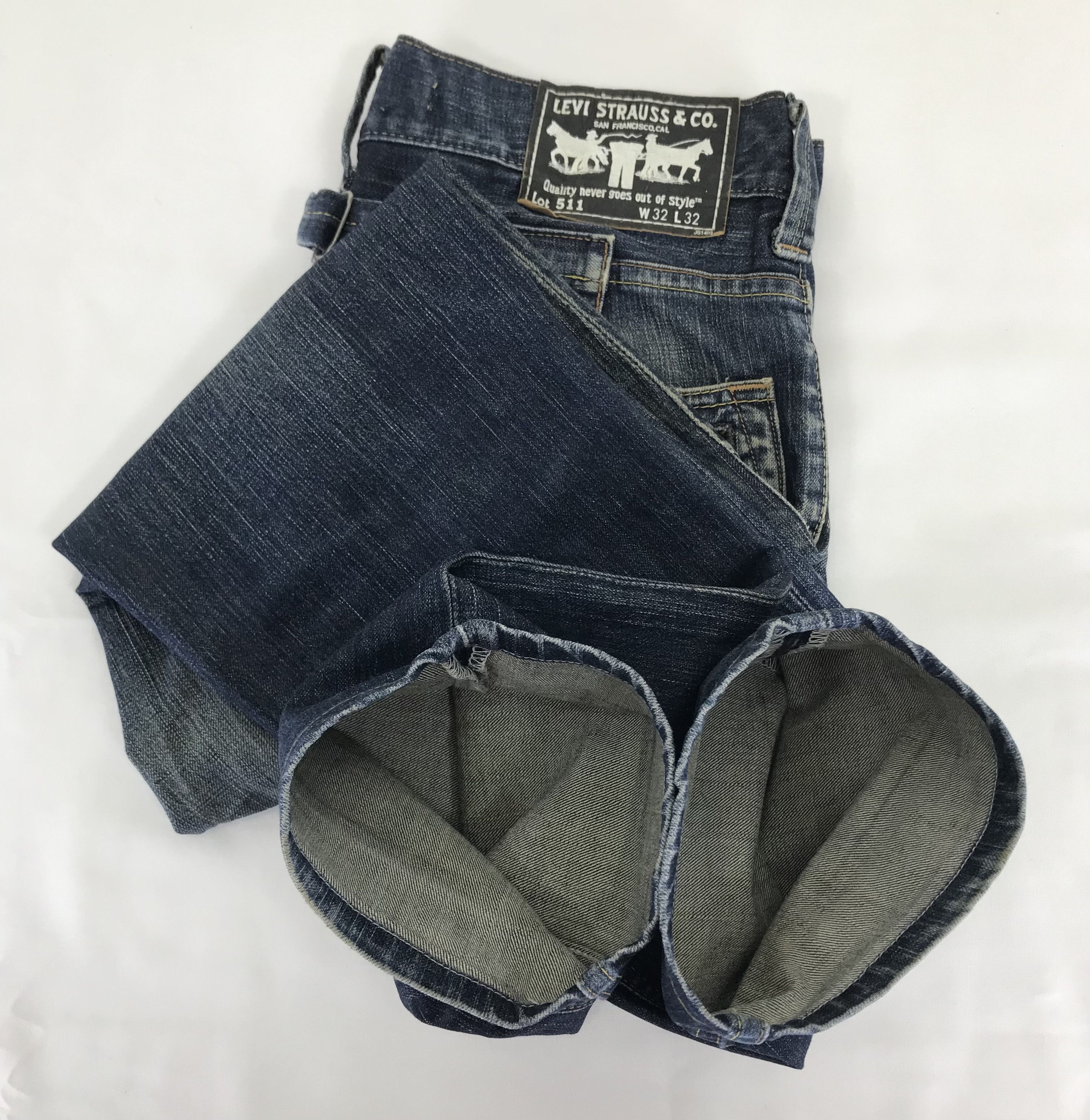 Levi's Vintage Levi's 511 Buckle Back Jeans Distressed Denim Size US 32 / EU 48 - 13 Thumbnail