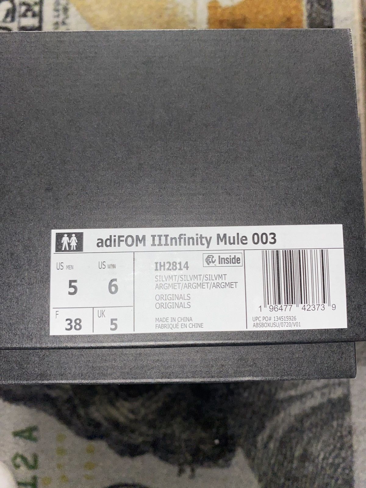 Adidas Adidas AdiFOM IIInfinity Mule Metallic Silver Size US 6 / IT 36 - 8 Thumbnail