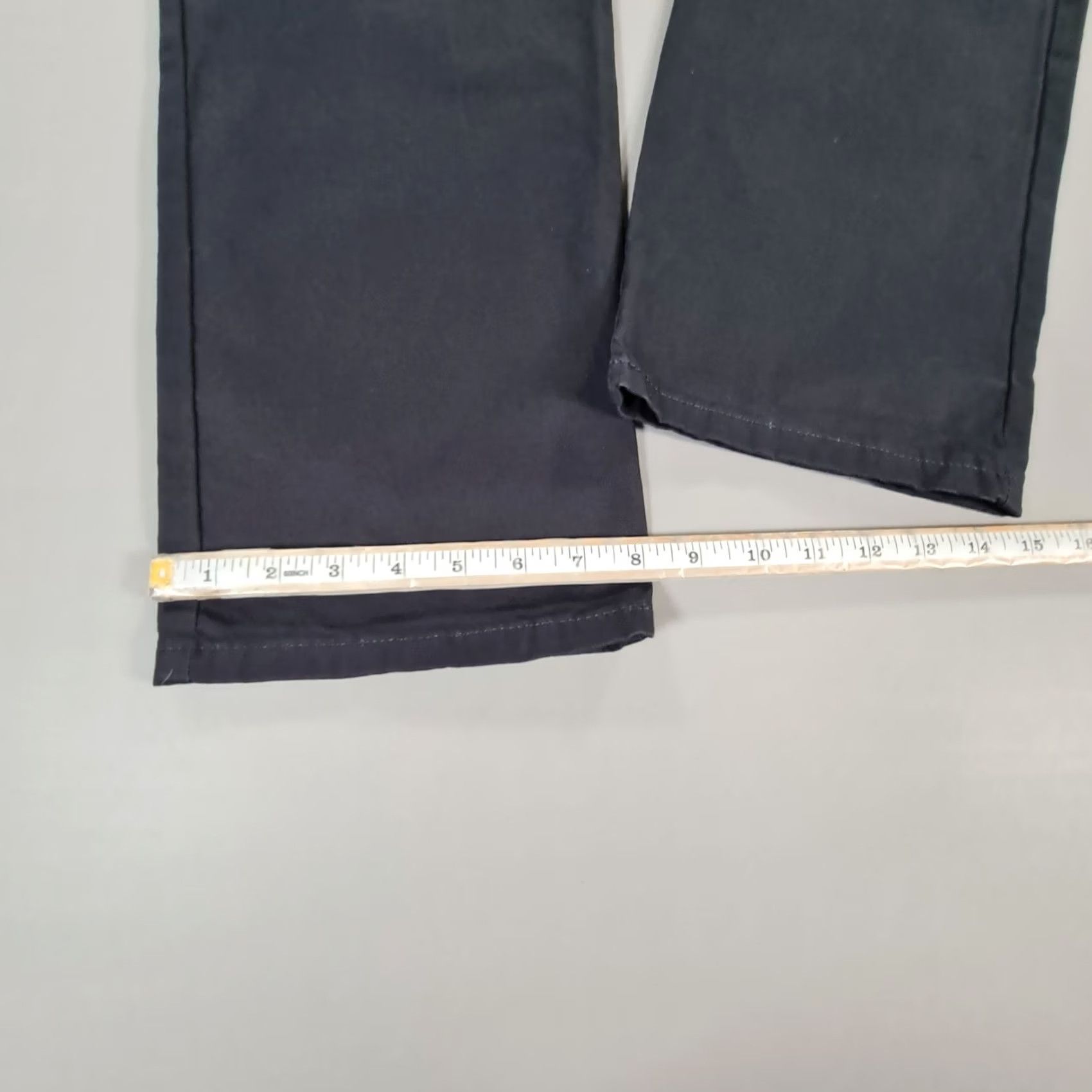 Vintage Naked & Famous Mens Chino Trousers Slim Stretch Flat Front Navy Blue W40 L31 Denim Casual Pockets 40 in Canada Mens Size US 40 / EU 56 - 7 Thumbnail