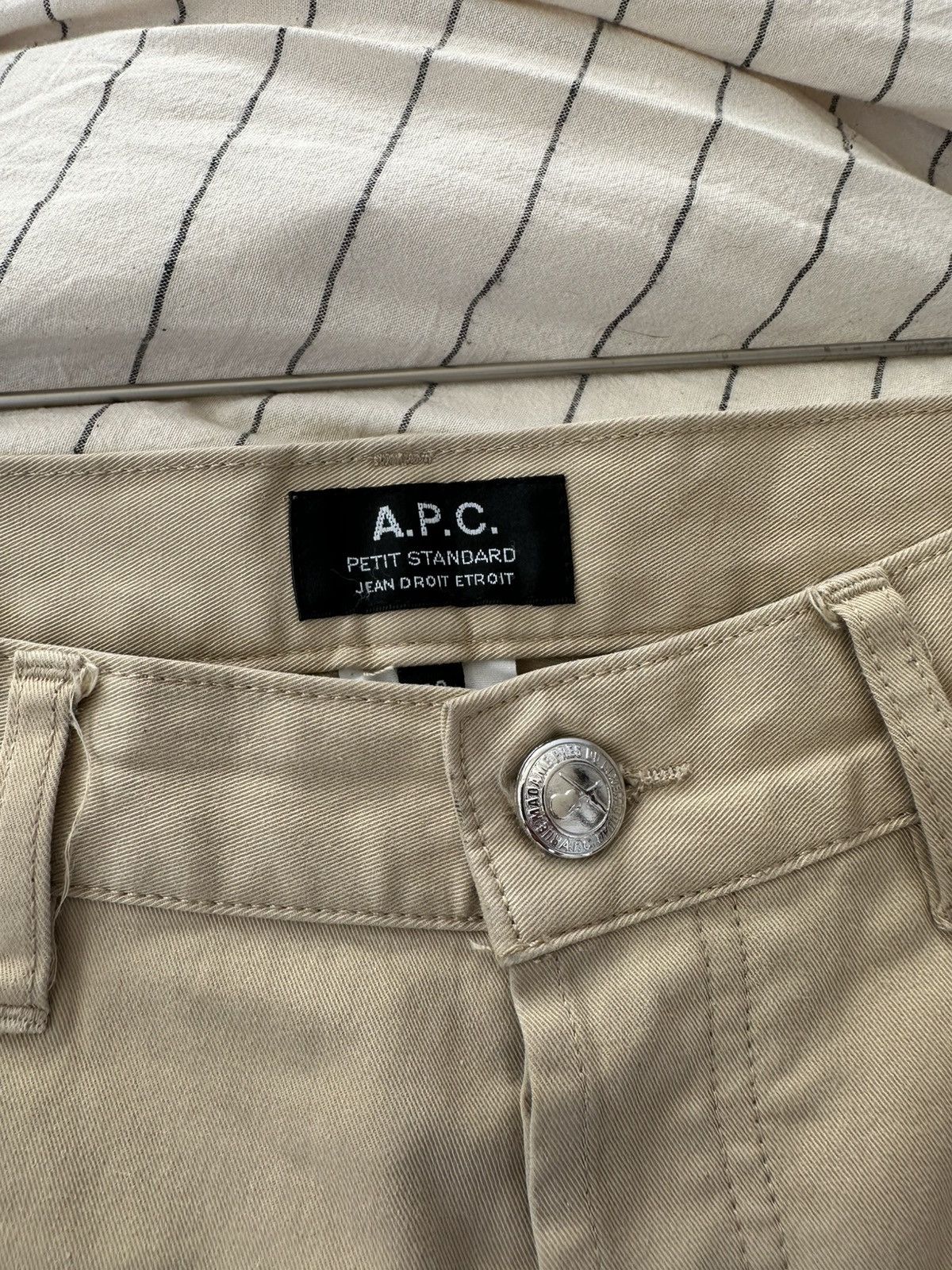 A.P.C. A.P.C. Beige Chino Pants 30 Size US 30 / EU 46 - 7 Thumbnail