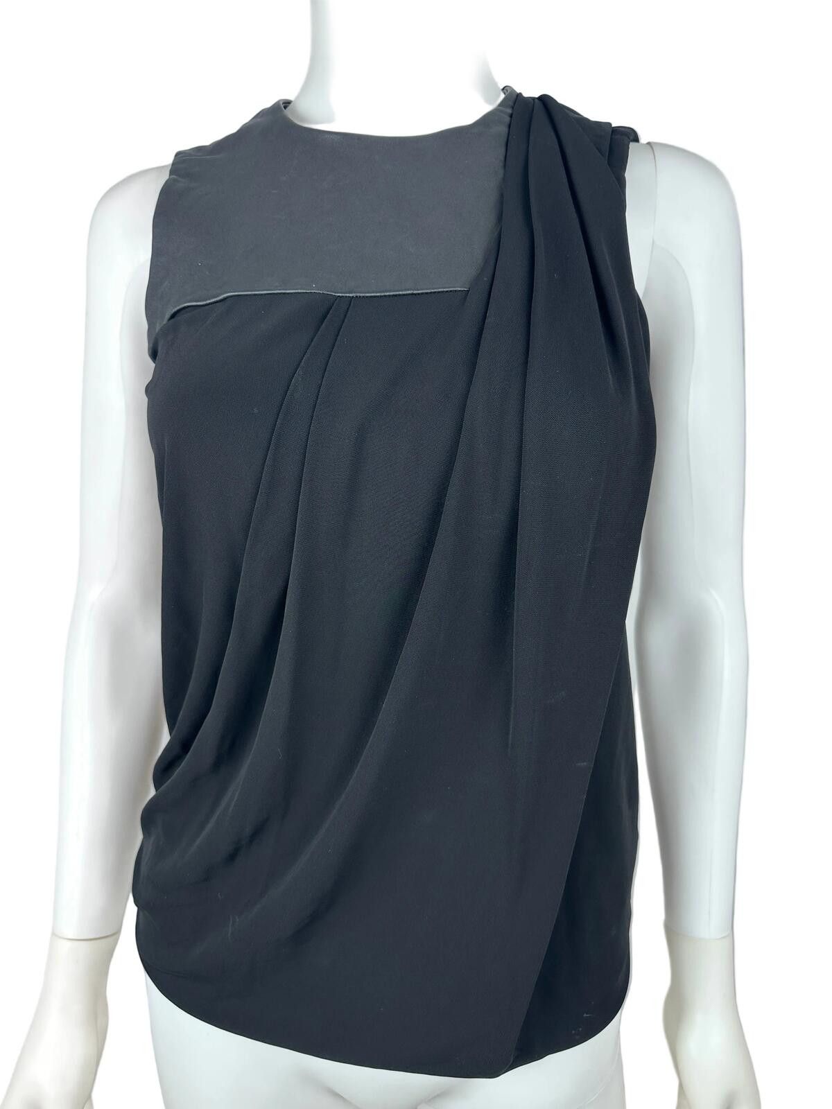 Gucci Gucci Mid-2000S Draped Leather Detail Top Size XS / US 0-2 / IT 36-38 - 1 Thumbnail