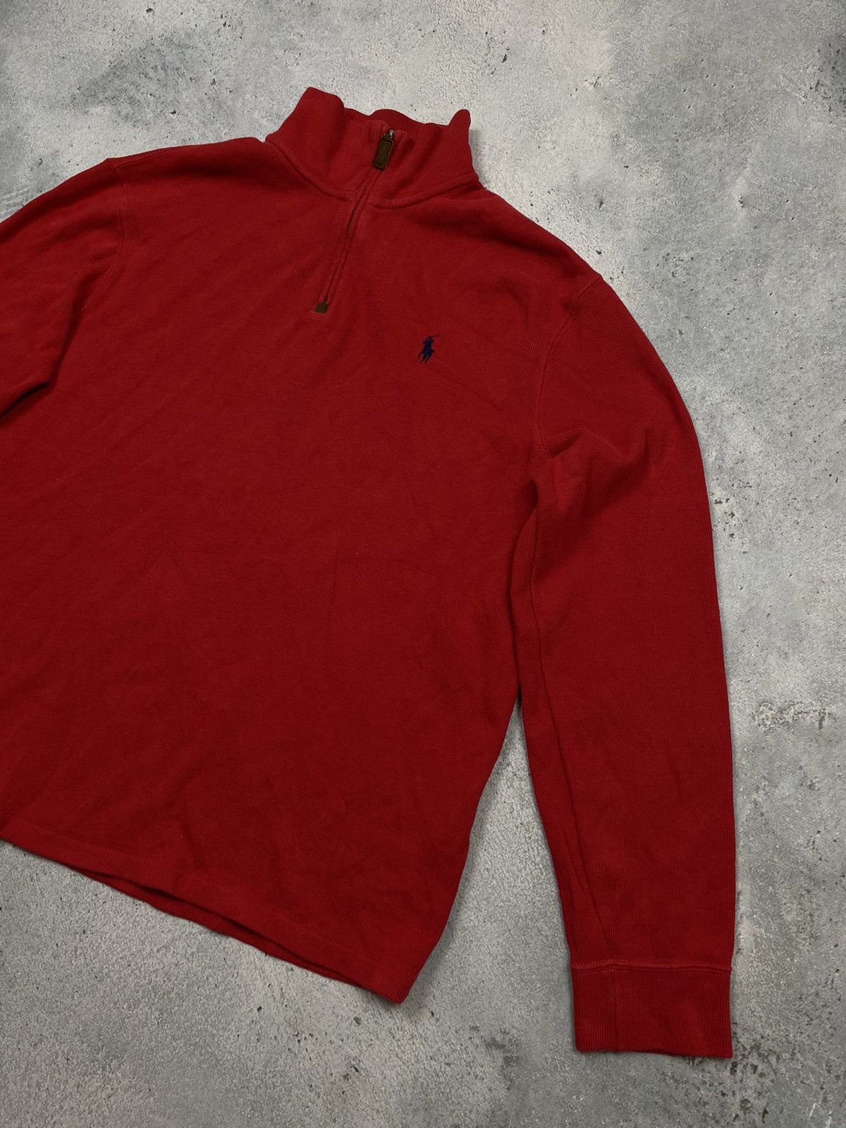 Polo Ralph Lauren Polo Ralph Lauren Bear 1/2 zip sweater golf sweatshirt 90s Size US L / EU 52-54 / 3 - 2 Thumbnail