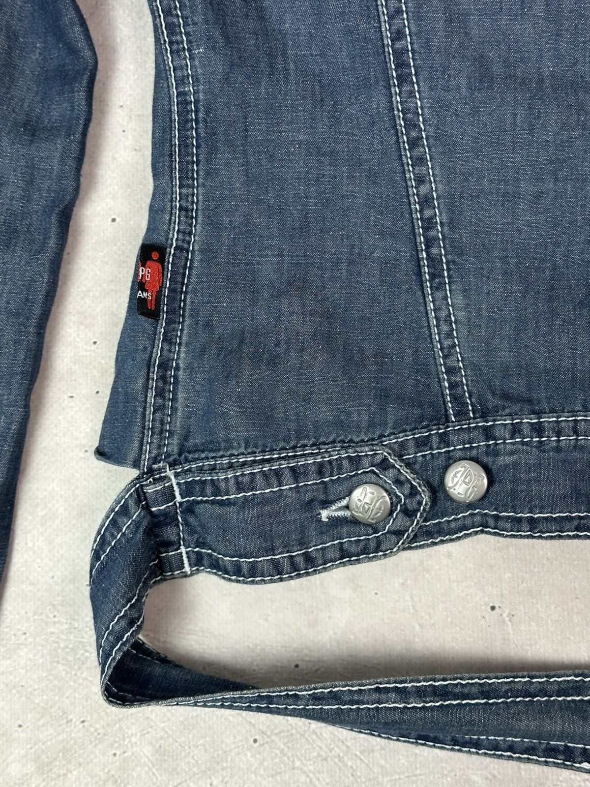 Jean Paul Gaultier Vintage JPG Jean Paul Gaultier Blue Denim Light Jacket Size M / US 6-8 / IT 42-44 - 15 Thumbnail
