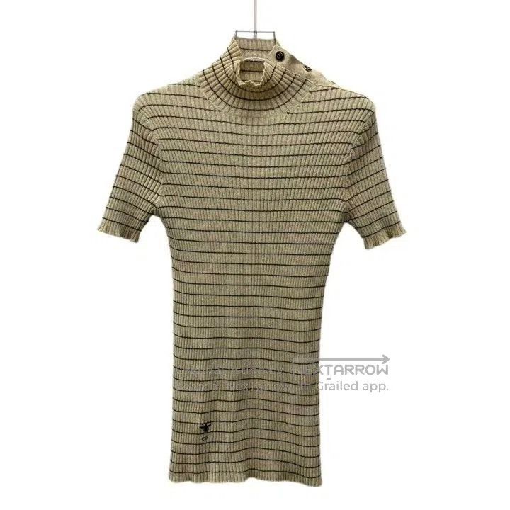 Dior Christian Dior Brown Striped Bee Cashmere Sweater. Size US XS / EU 42 / 0 - 1 Thumbnail