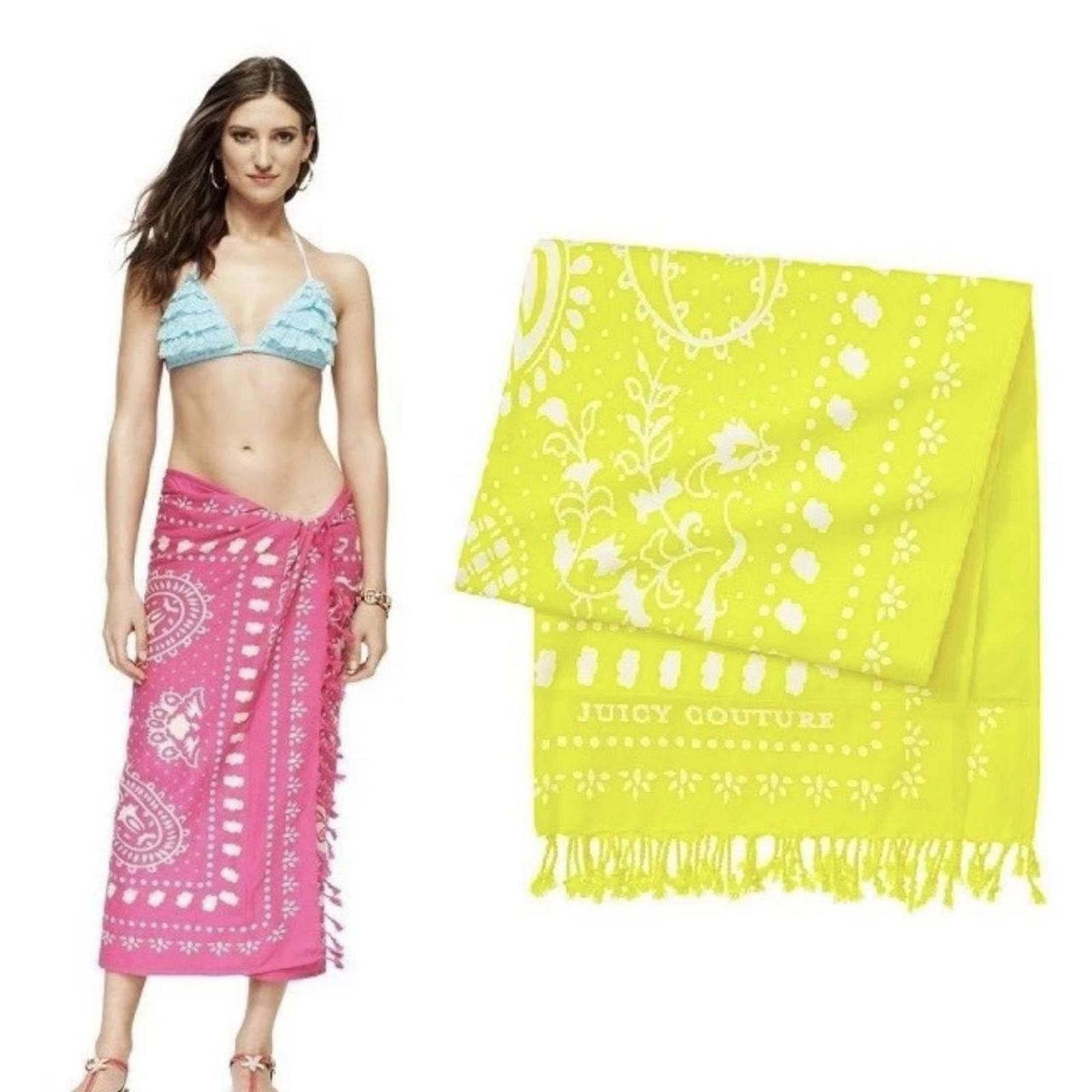 Juicy Couture Jeans Y2K Retro JUICY COUTURE BEACH TOWEL Size ONE SIZE - 1 Thumbnail