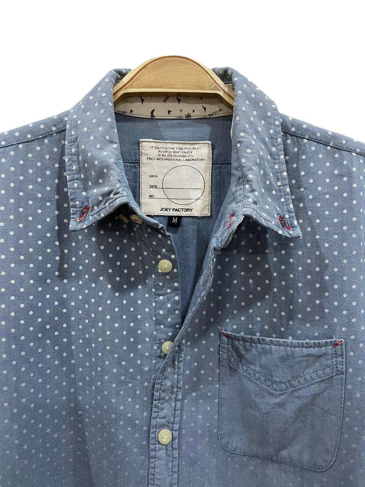 Flannel × Japanese Brand Joey Factory Polka-Dot Flannel Shirt Size US M / EU 48-50 / 2 - 7 Thumbnail