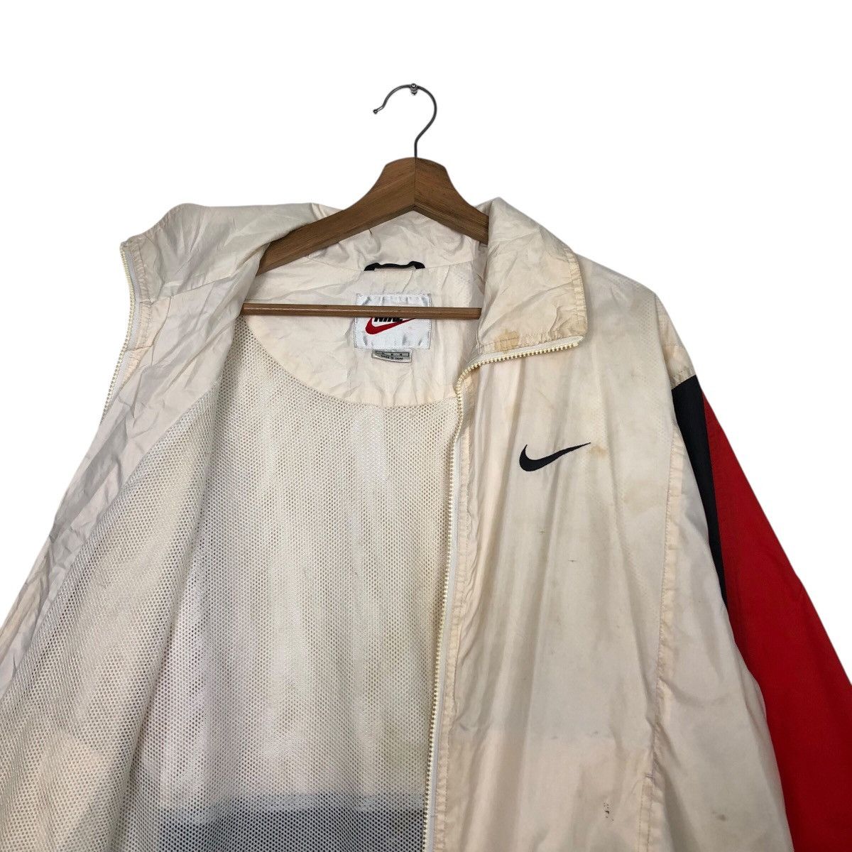 Nike 📌Vintage Anorak Zipper Jacket Nike Big Swoosh BackHit Size US M / EU 48-50 / 2 - 14 Thumbnail