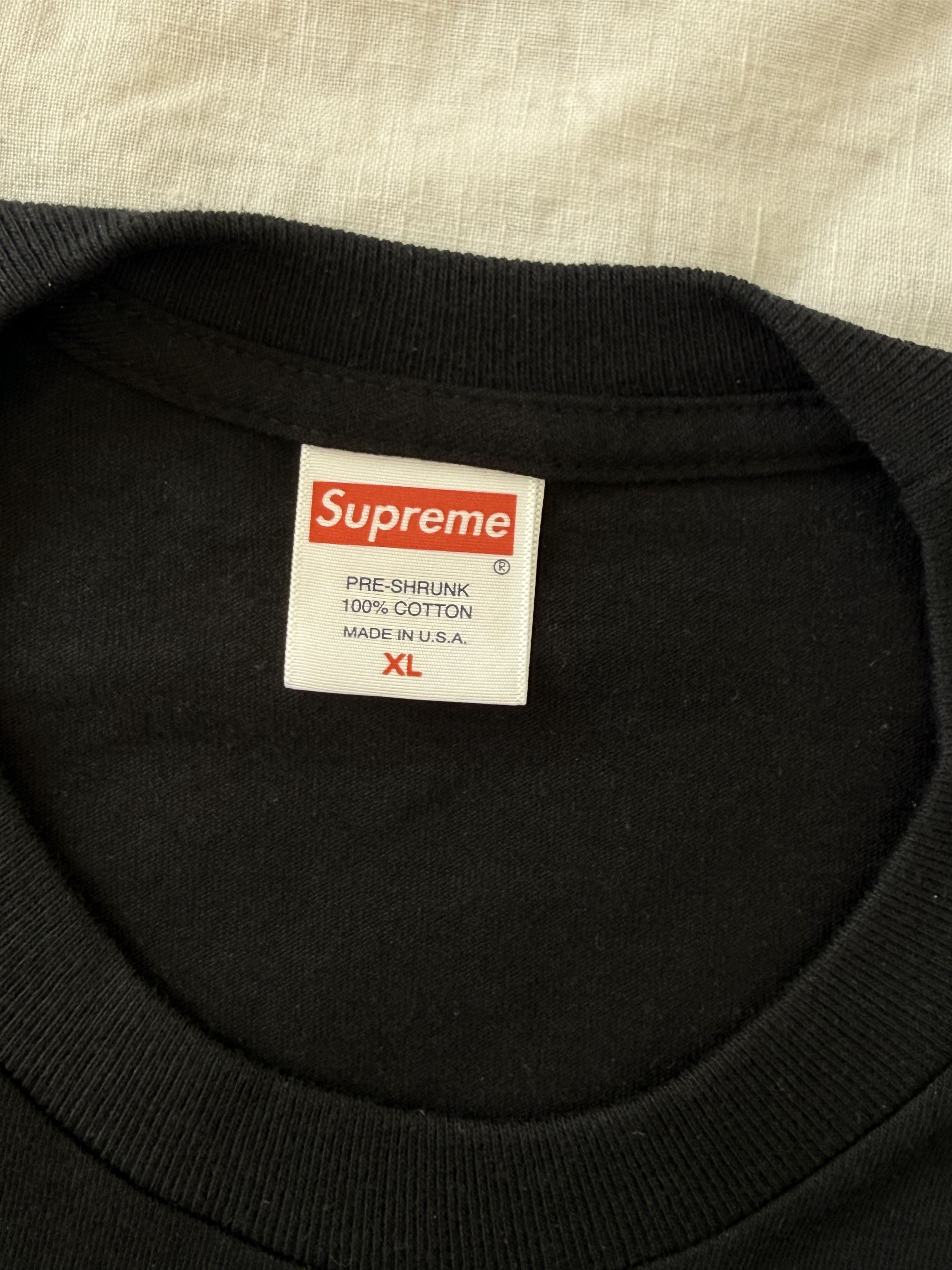 Supreme Supreme Chair Tee - Black - SS18 Size US XL / EU 56 / 4 - 3 Thumbnail