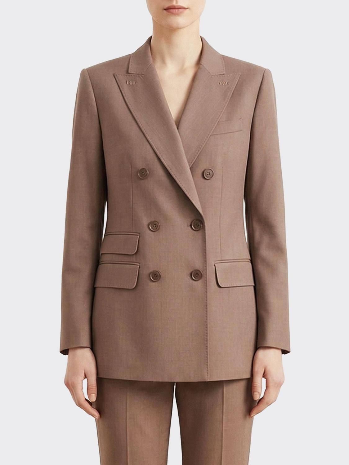 Max Mara Max Mara Jacket Woman Sand Size M / US 6-8 / IT 42-44 - 1 Thumbnail