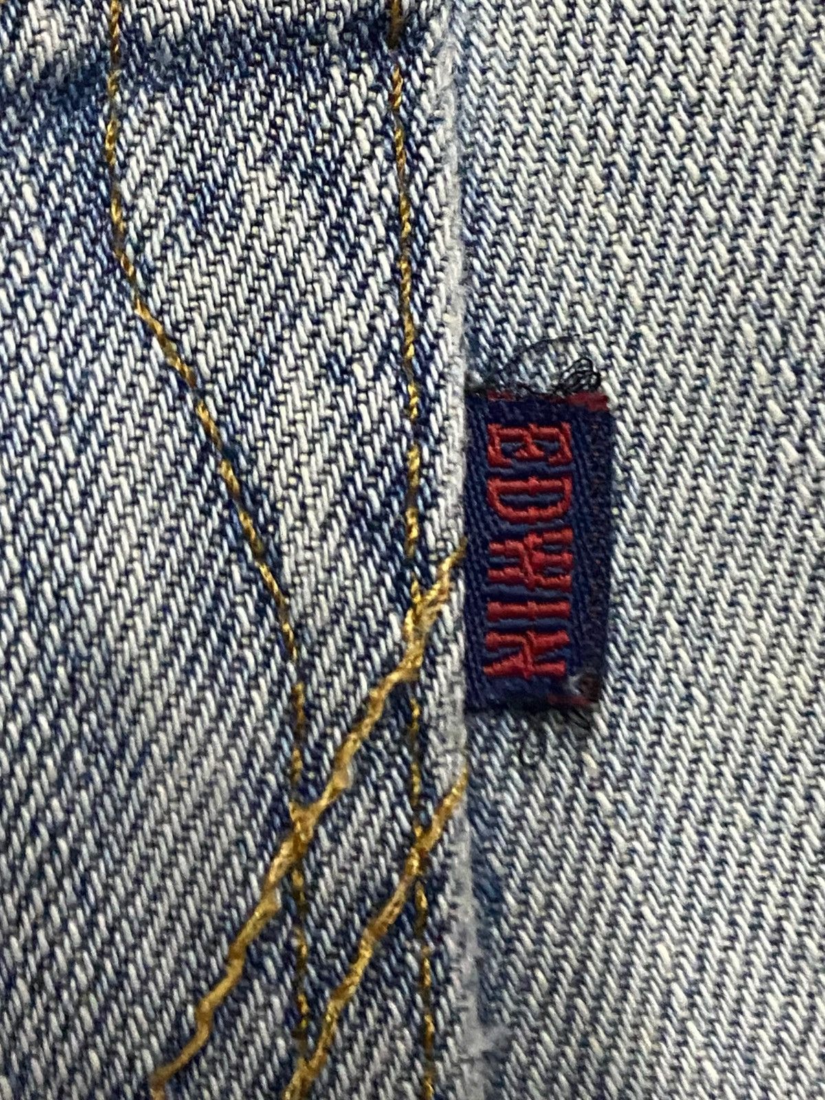 Edwin Vintage Japanese Brand Edwin 403 Light Wash Loose Jeans Size US 32 / EU 48 - 12 Thumbnail