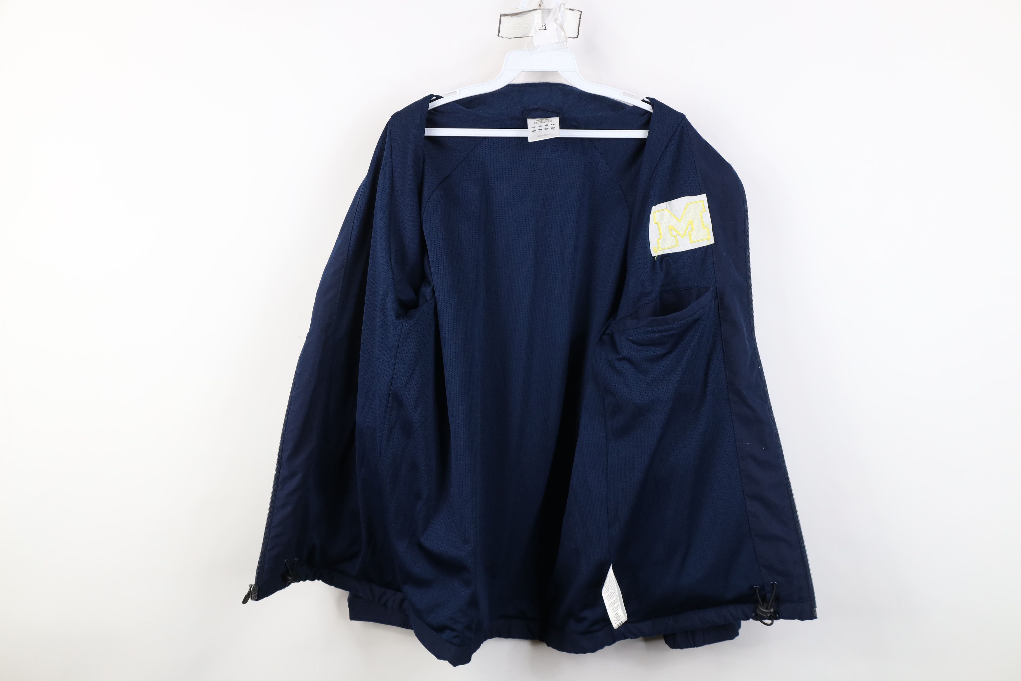 Adidas Adidas University of Michigan Football Full Zip Jacket Blue Size US XS / EU 42 / 0 - 10 Thumbnail