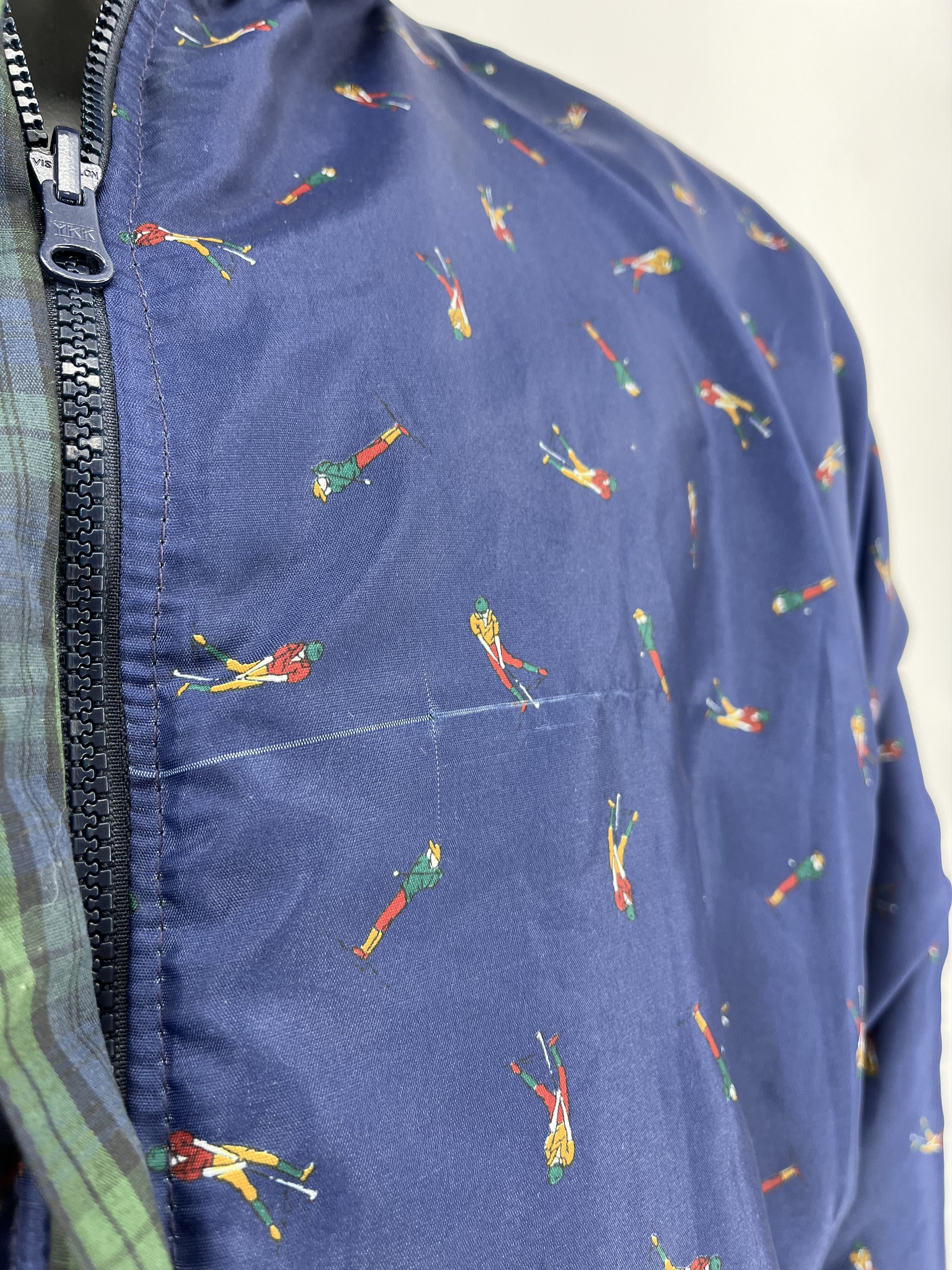 Vintage Vintage Reversible Jacket Sherpa - Nylon Jacket Size US XL / EU 56 / 4 - 17 Thumbnail