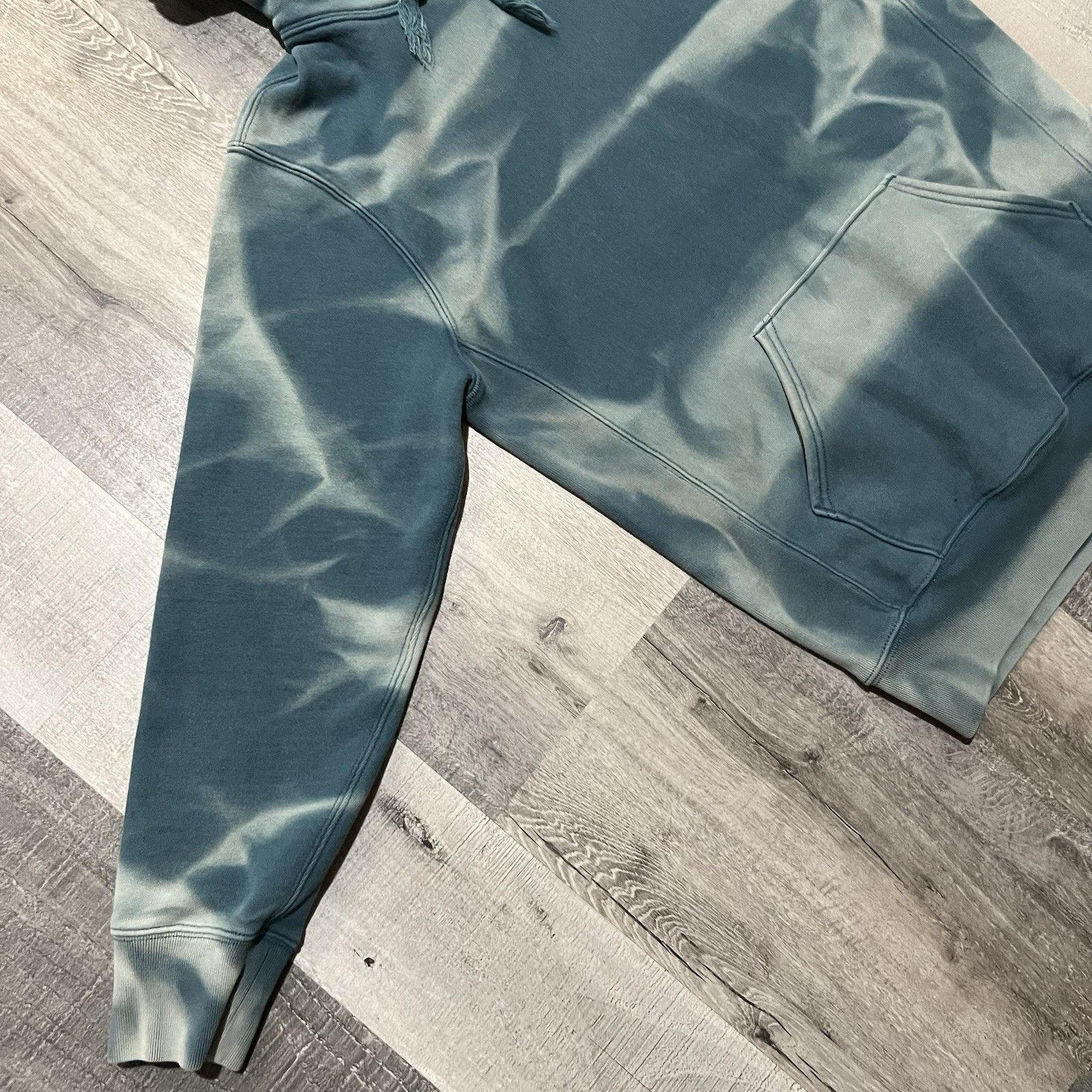 Vintage VTG Sun Faded Hoodie Blue Heavy Cotton Grunge Worn Skater Size US S / EU 44-46 / 1 - 5 Thumbnail
