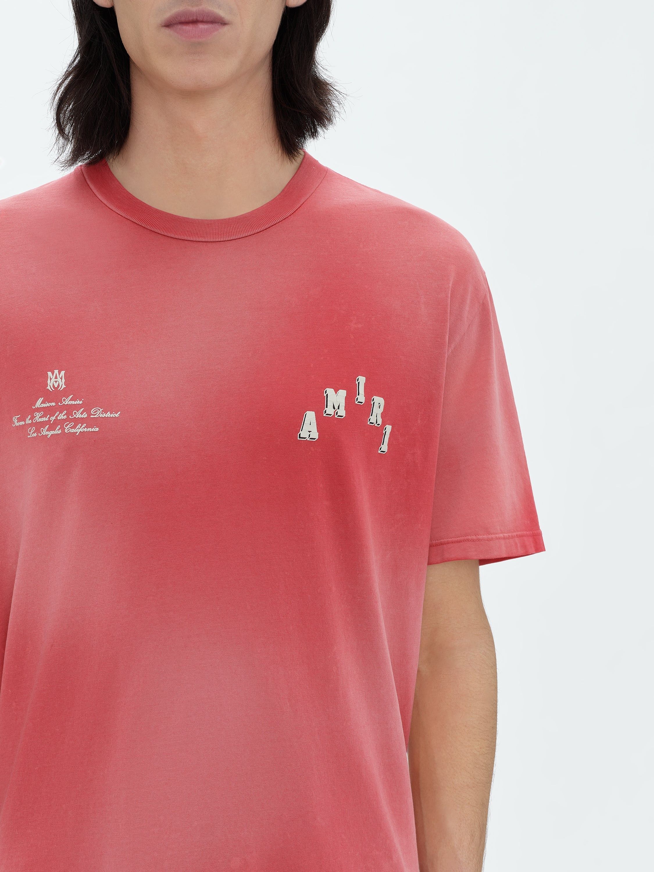 Amiri o1orln1025 Vintage Collegiate T-Shirt in Red Size US L / EU 52-54 / 3 - 5 Thumbnail