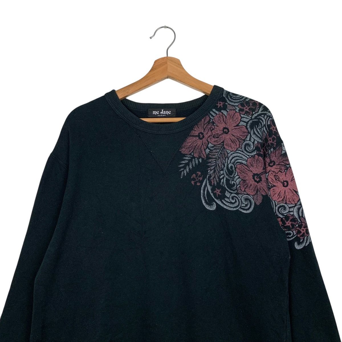 Japanese Brand ME JANE HOMME Big Logo Crewneck Sweatshirt #1710-C76 Size US M / EU 48-50 / 2 - 4 Thumbnail