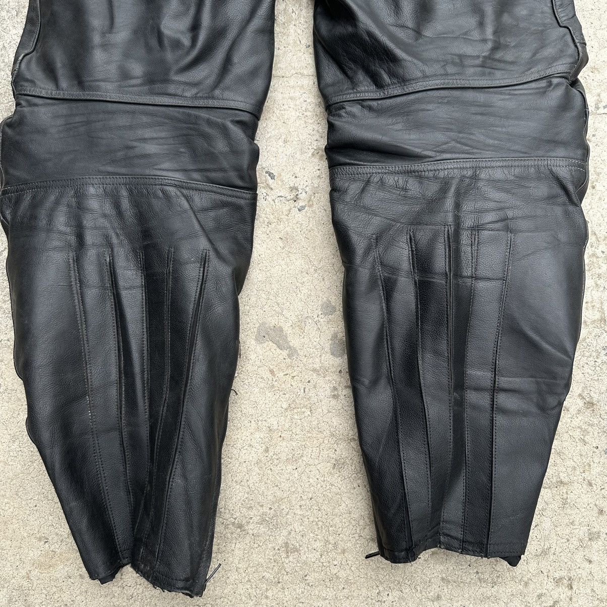 Leather × Vintage Vintage Moto Leather Pants Size 62 00s Y2K Style USA Size US 43 - 10 Thumbnail