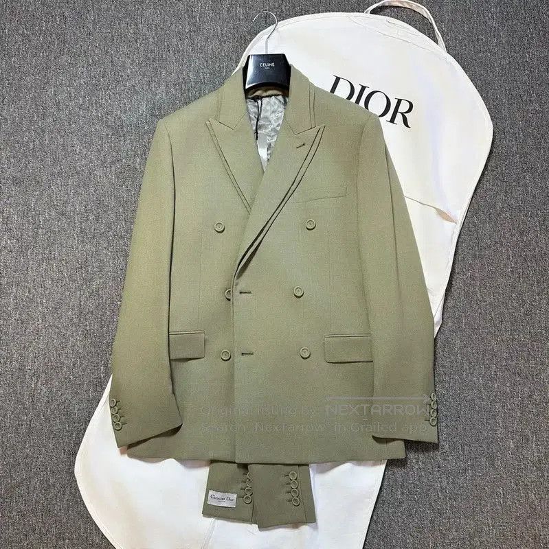 Dior Dior Green Wool Men's Outerwear . Size US L / EU 52-54 / 3 - 1 Thumbnail