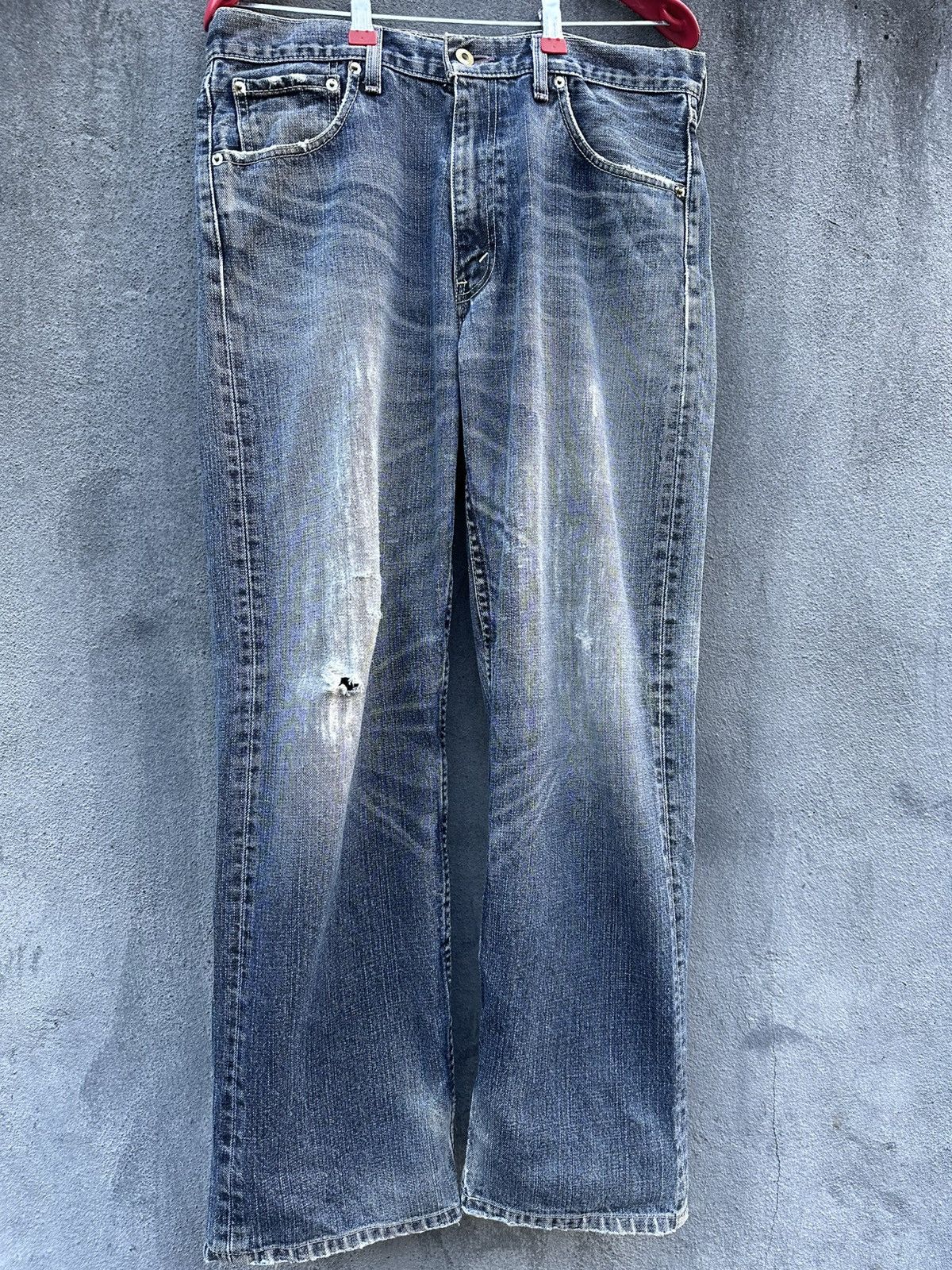 Levi's Vintage Clothing 👹Vintage Levi’s 503 Sanforized Baggy Jeans Size US 32 / EU 48 - 9 Thumbnail