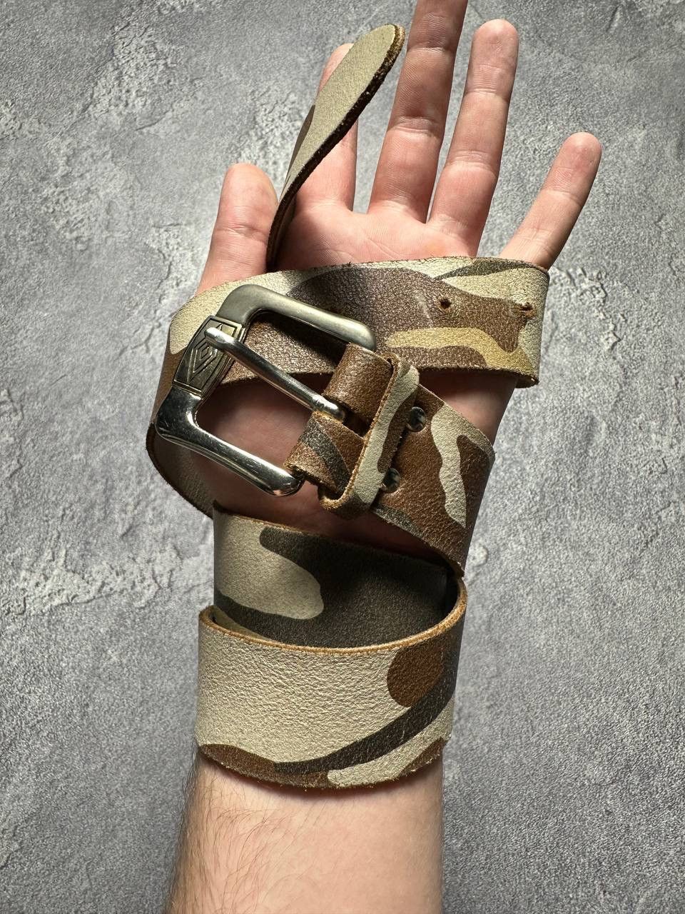 Umbro × Vintage Vintage Camo Leather Umbro Belt Size ONE SIZE - 2 Thumbnail