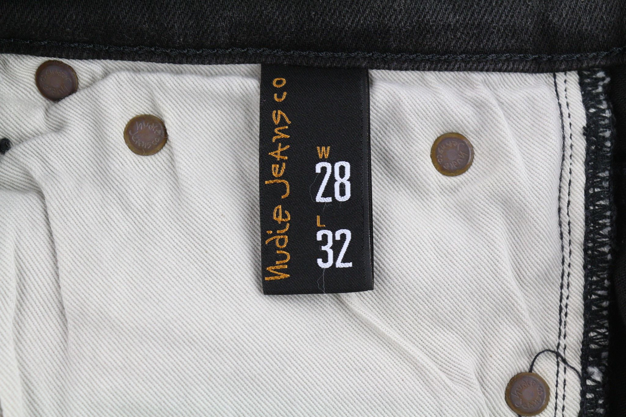 Nudie Jeans PIPE LED W28/L32 Grey Marble Organic Skinny Zip 81920 Size US 28 / EU 44 - 7 Thumbnail