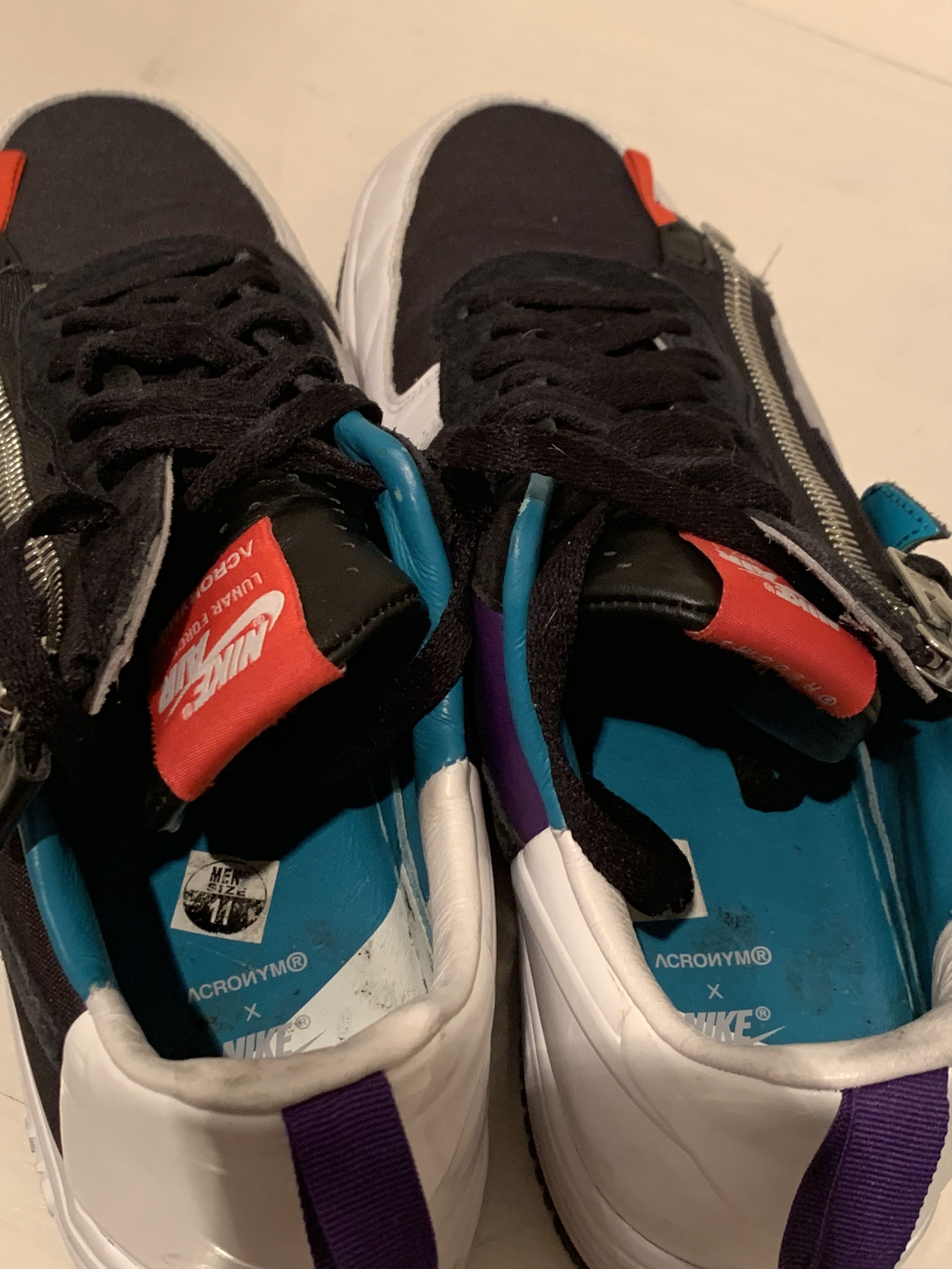 Acronym × Nike Nike x Acronym Lunar Force 1 White 10.5 US Size US 10.5 / EU 43-44 - 4 Thumbnail