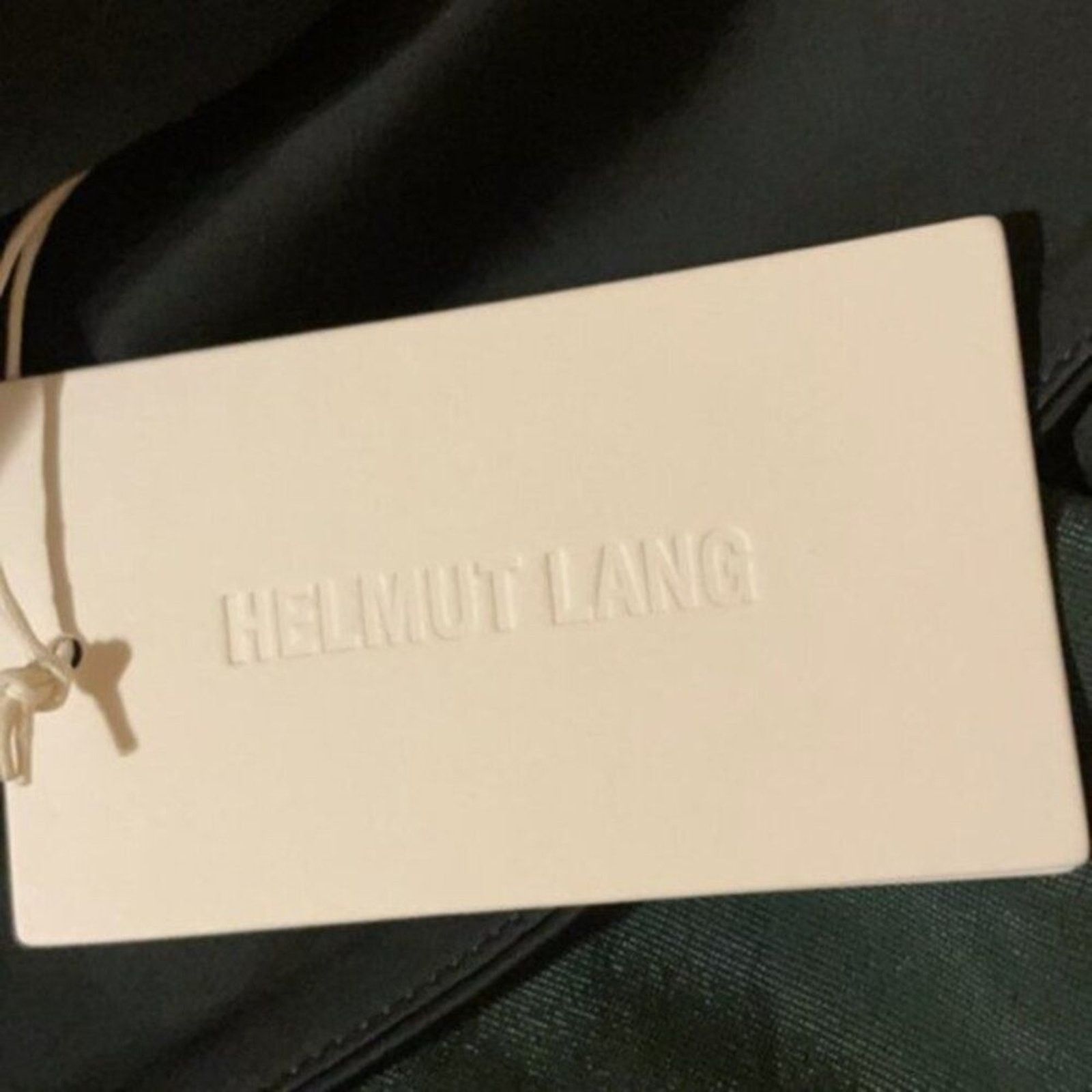 Helmut Lang Helmut Lang Satin paneled velvet dress forest green size 4 Size S / US 4 / IT 40 - 4 Thumbnail