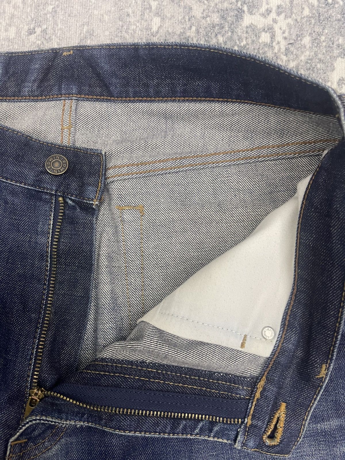 Edwin Vintage Edwin 503ZZ Japanese Denim Jeans - Straight Leg Size US 34 / EU 50 - 6 Thumbnail